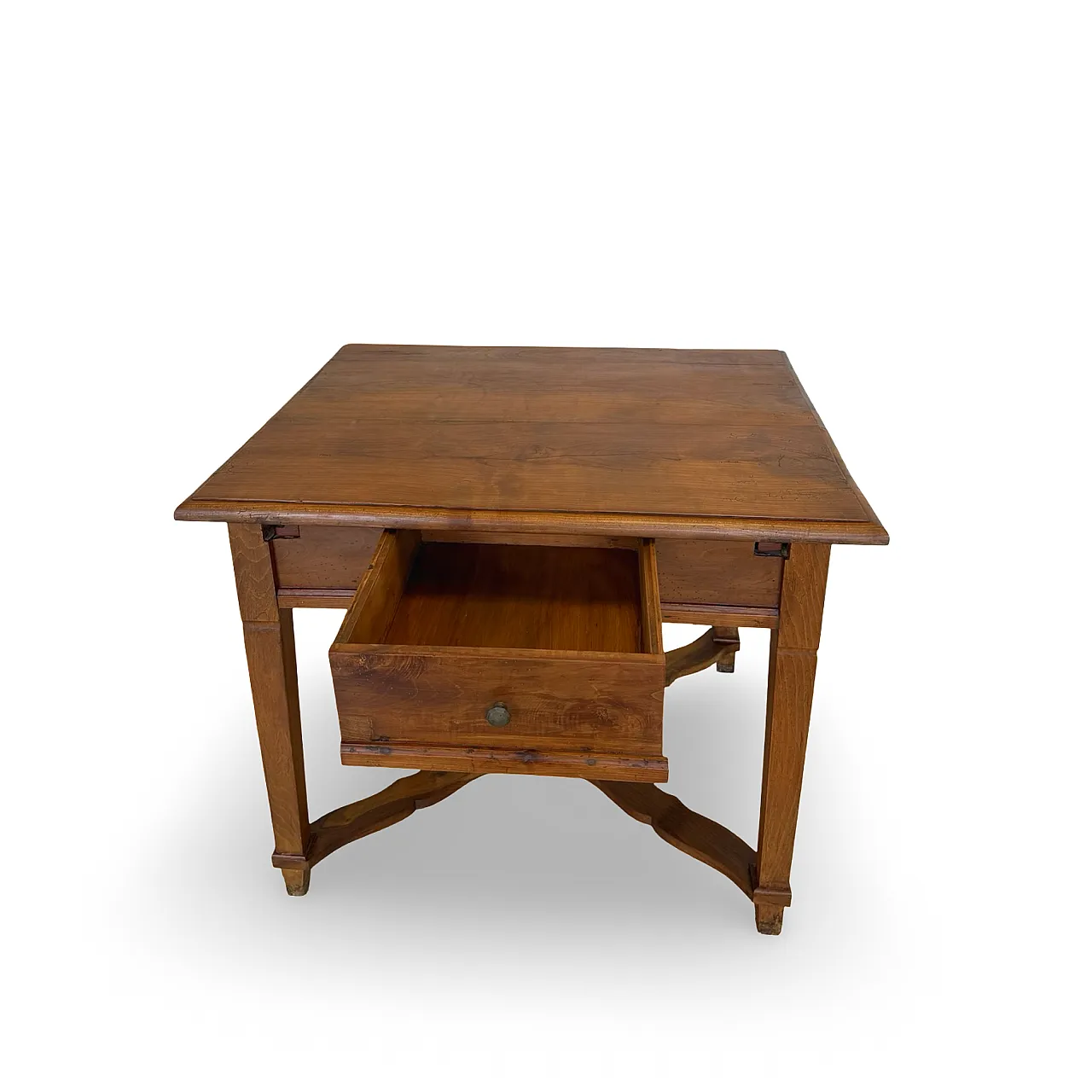 An Italian antique walnut table, 1900s 14