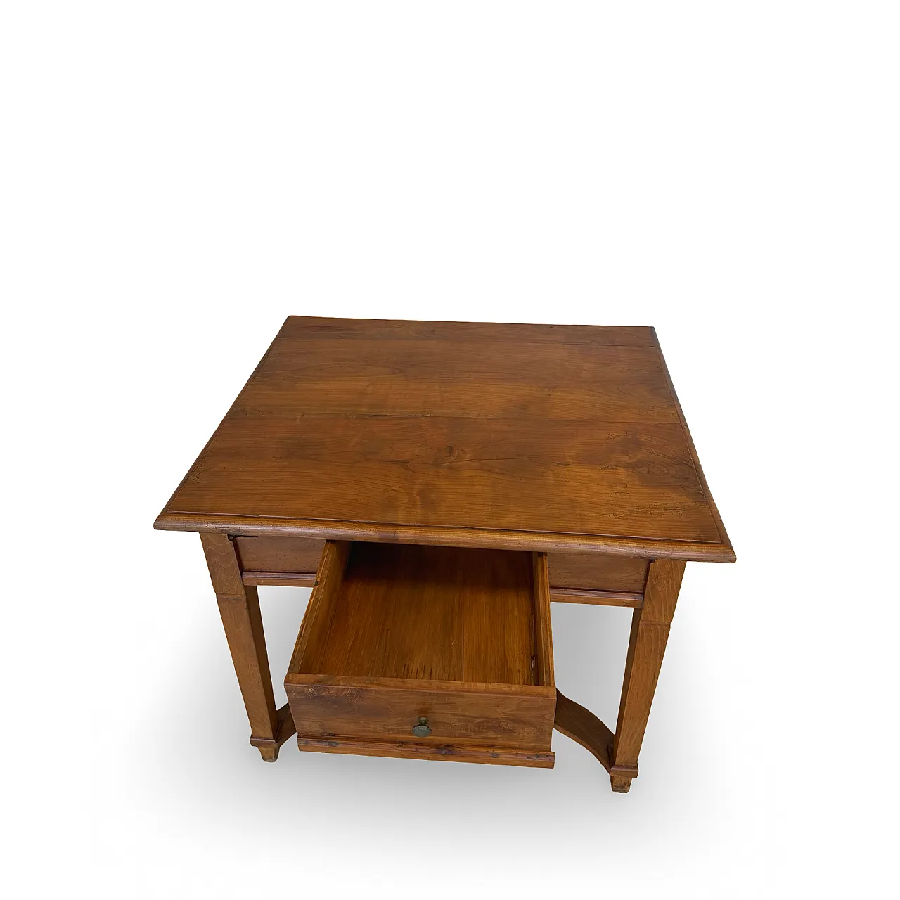 An Italian antique walnut table, 1900s 15