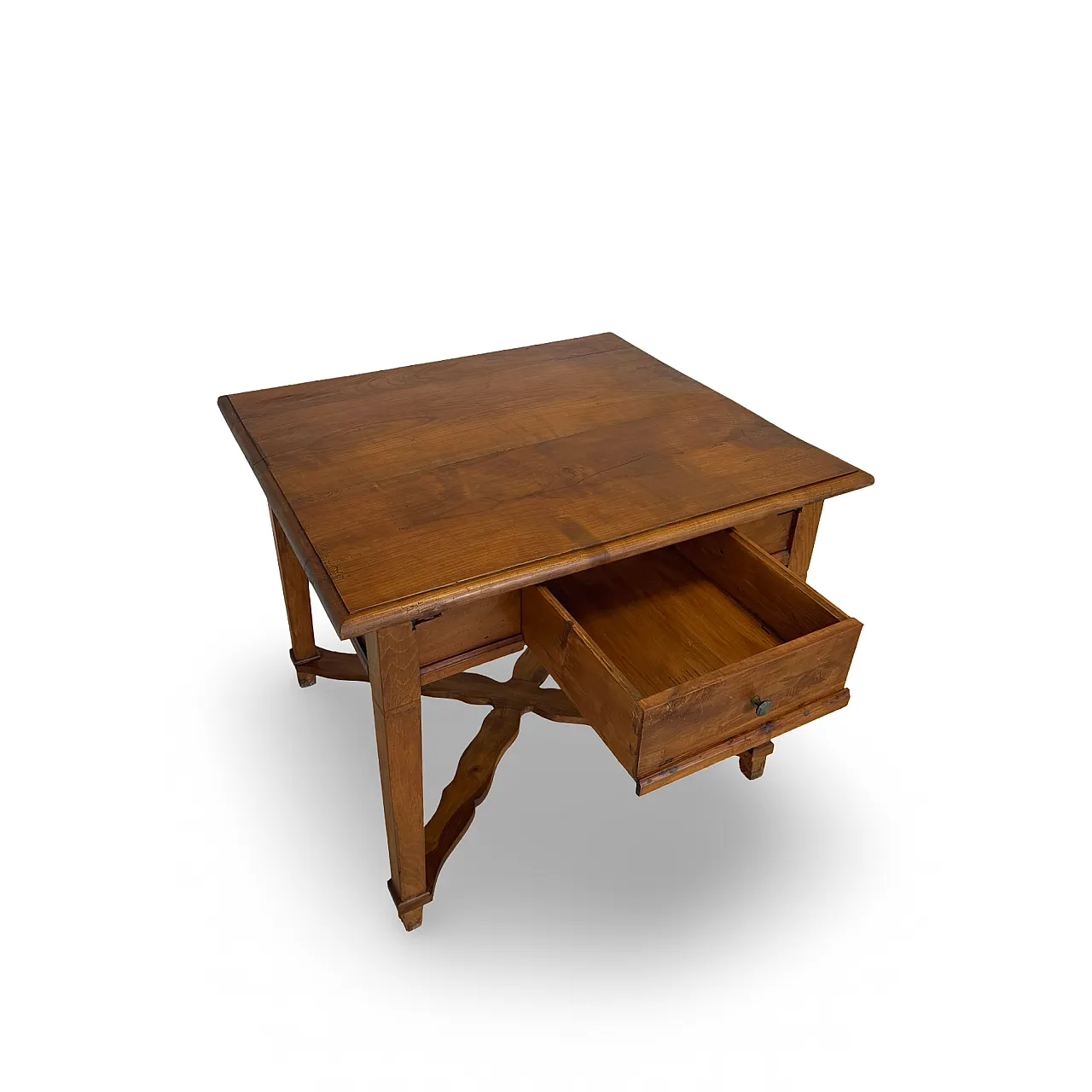 An Italian antique walnut table, 1900s 16