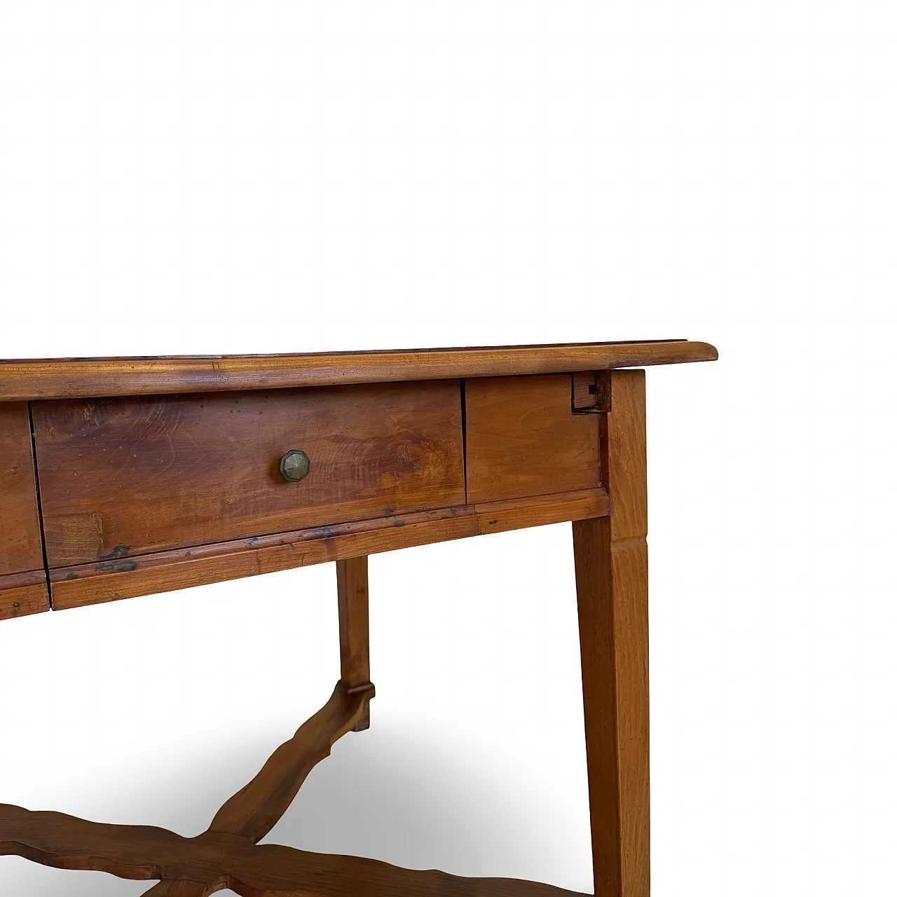 An Italian antique walnut table, 1900s 17