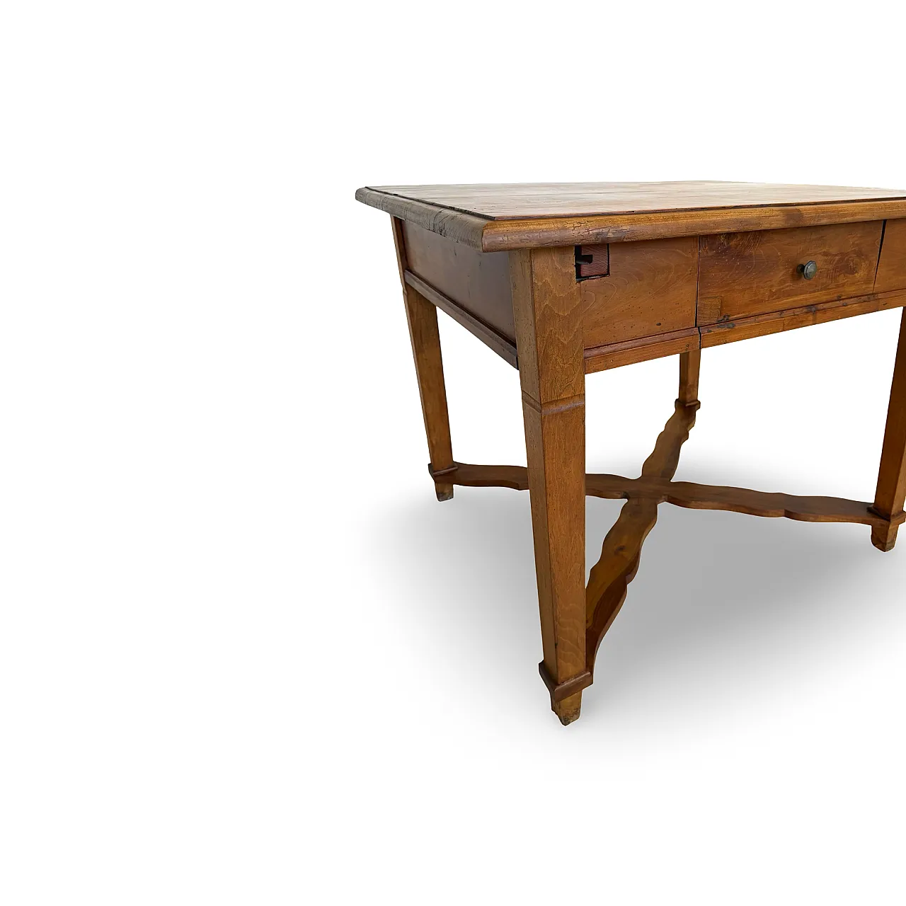 An Italian antique walnut table, 1900s 21