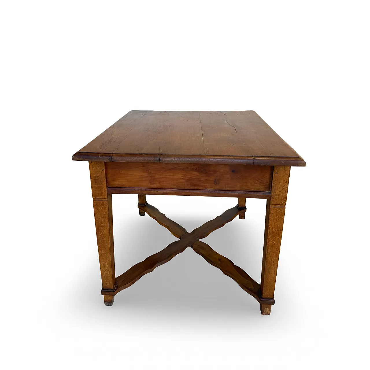An Italian antique walnut table, 1900s 23
