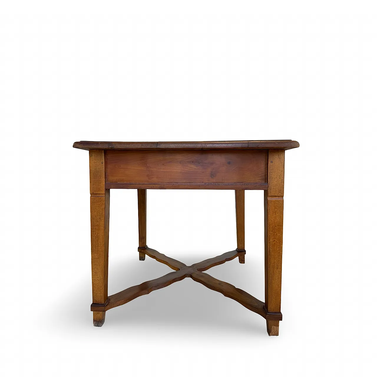 An Italian antique walnut table, 1900s 27