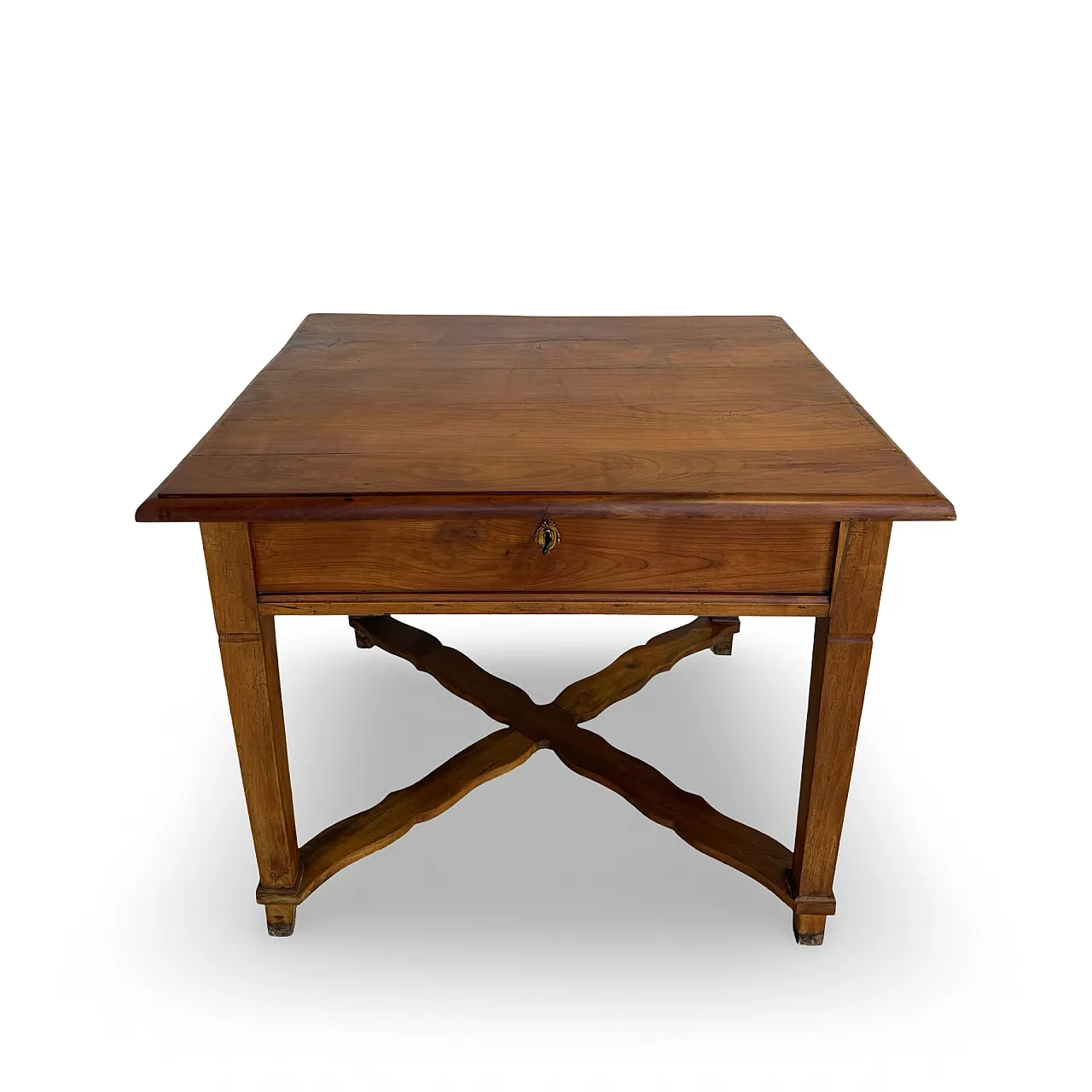 An Italian antique walnut table, 1900s 30