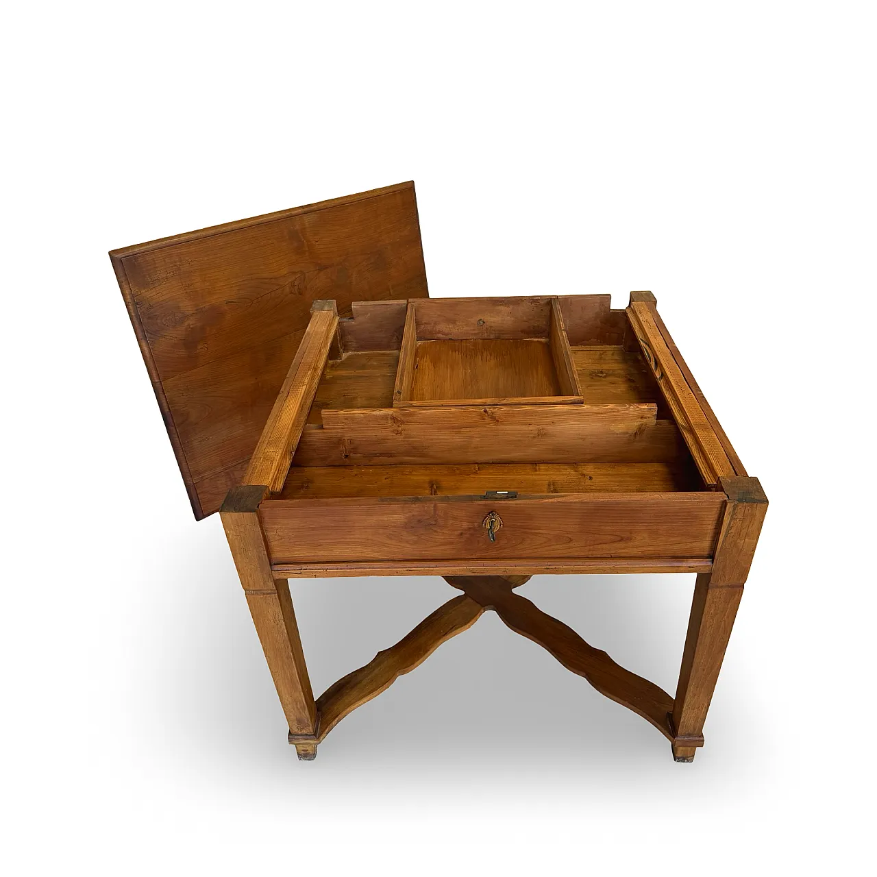 An Italian antique walnut table, 1900s 34