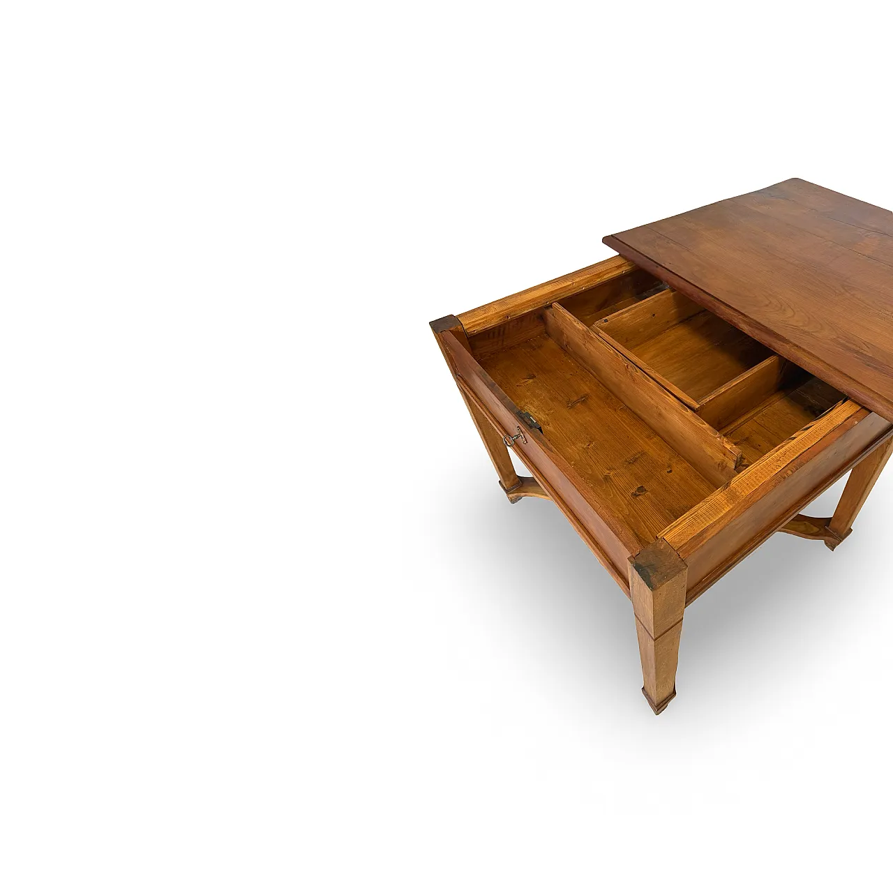 An Italian antique walnut table, 1900s 35
