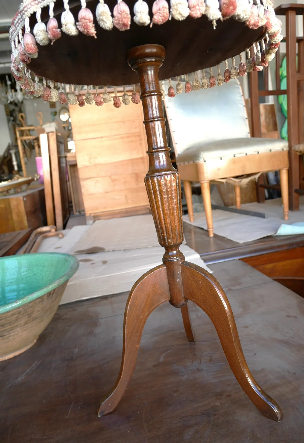 Tavolino tondo da appoggio Gypsy table inglese 9