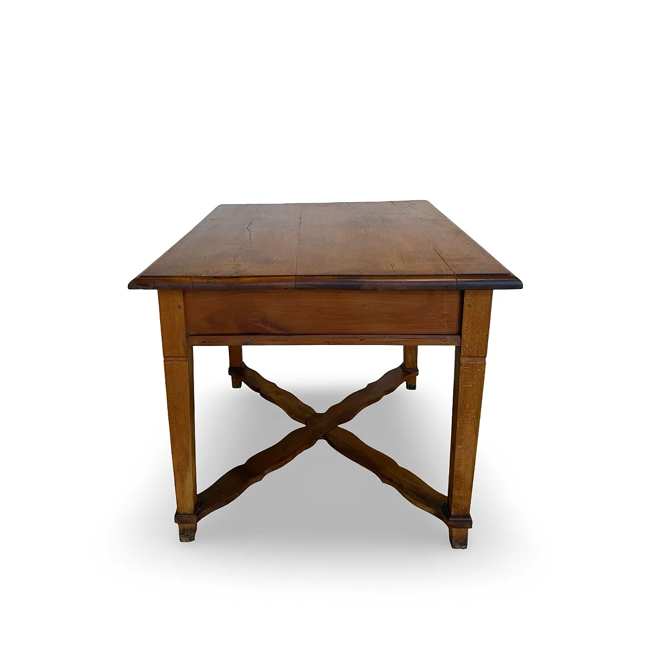 An Italian antique walnut table, 1900s 46