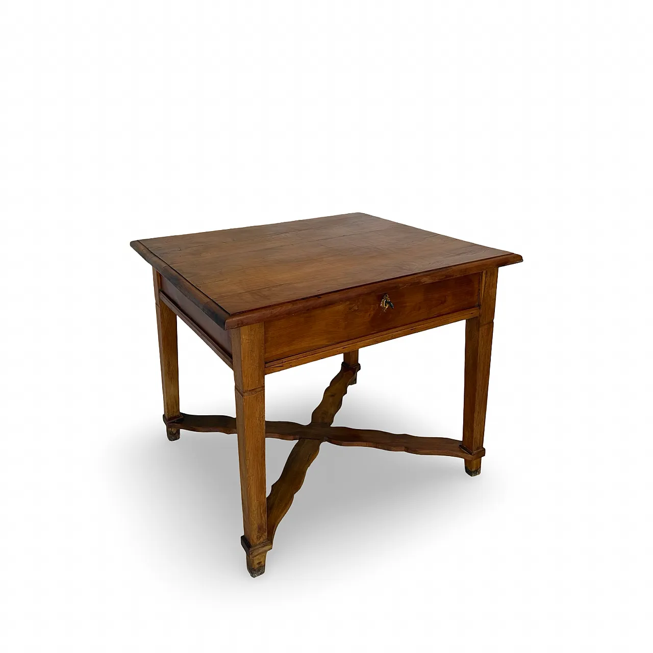 An Italian antique walnut table, 1900s 49
