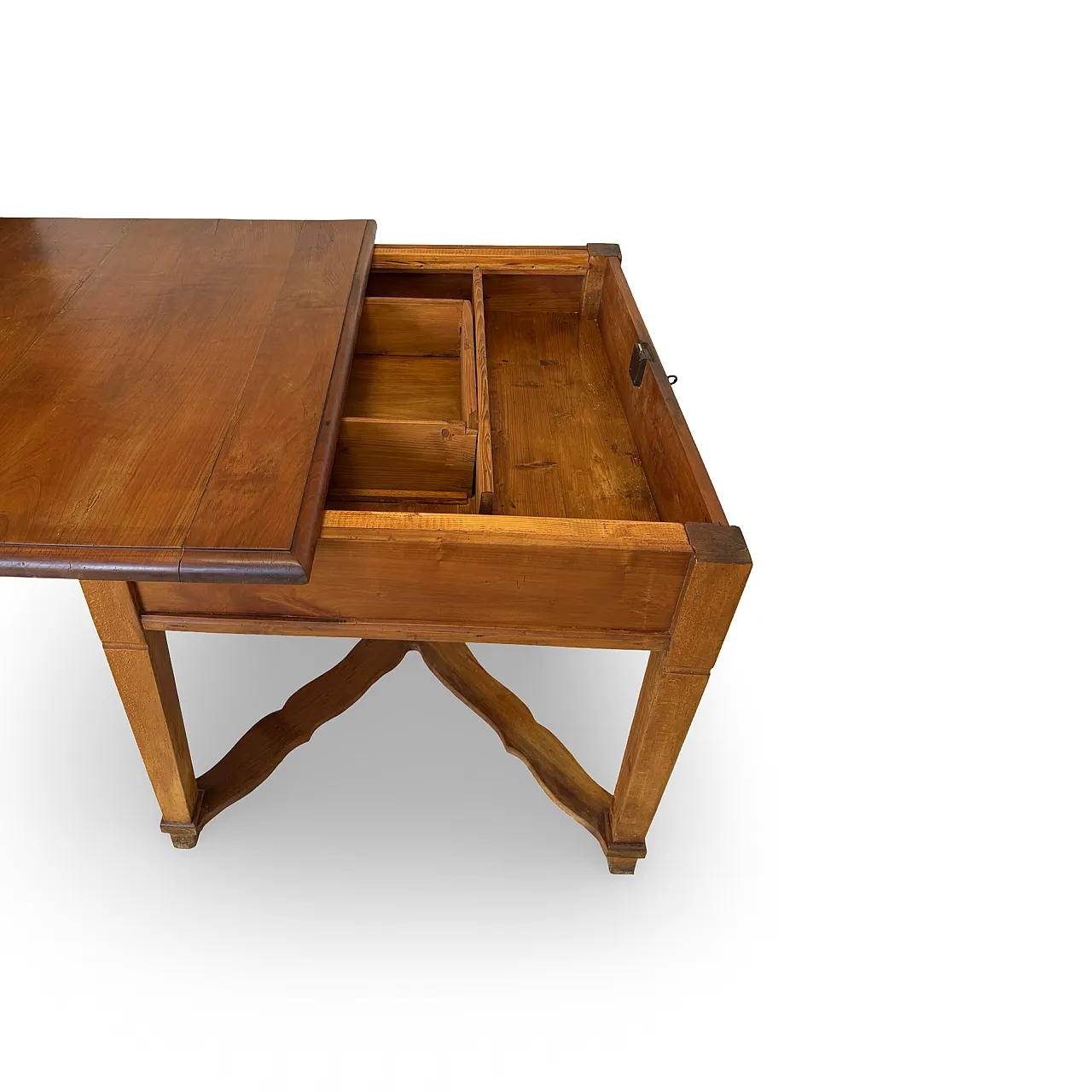 An Italian antique walnut table, 1900s 53
