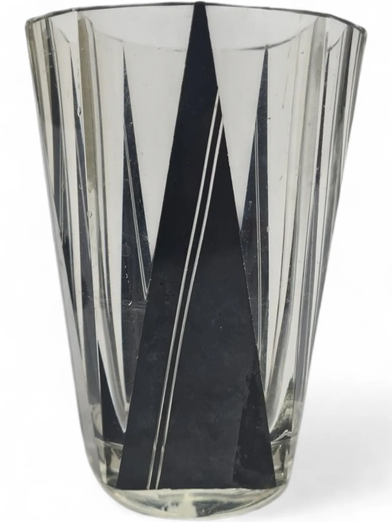 Caraffa in vetro Art Déco di Karel Palda, Cecoslovacchia, anni '30. 16