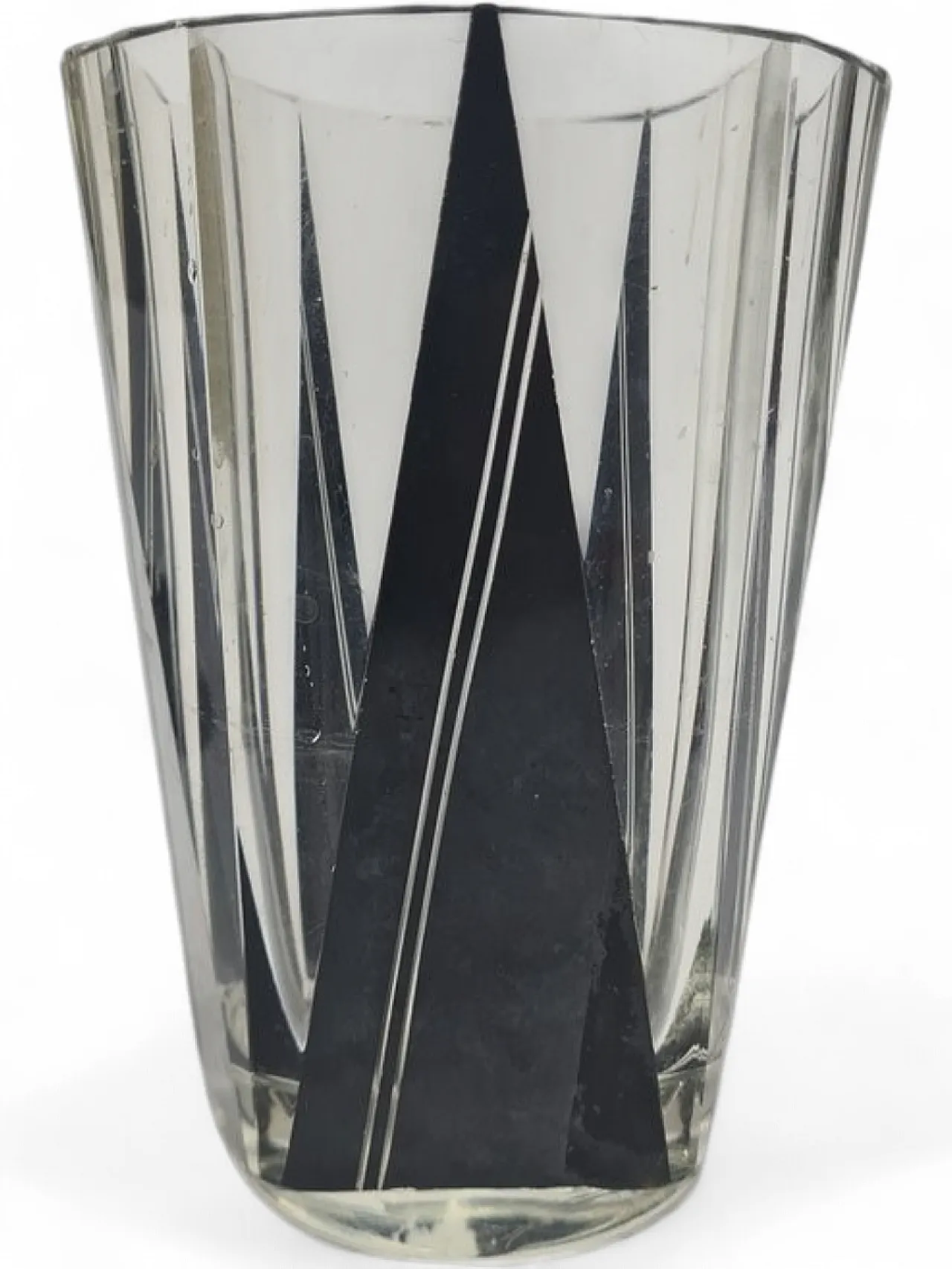 Caraffa in vetro Art Déco di Karel Palda, Cecoslovacchia, anni '30. 17