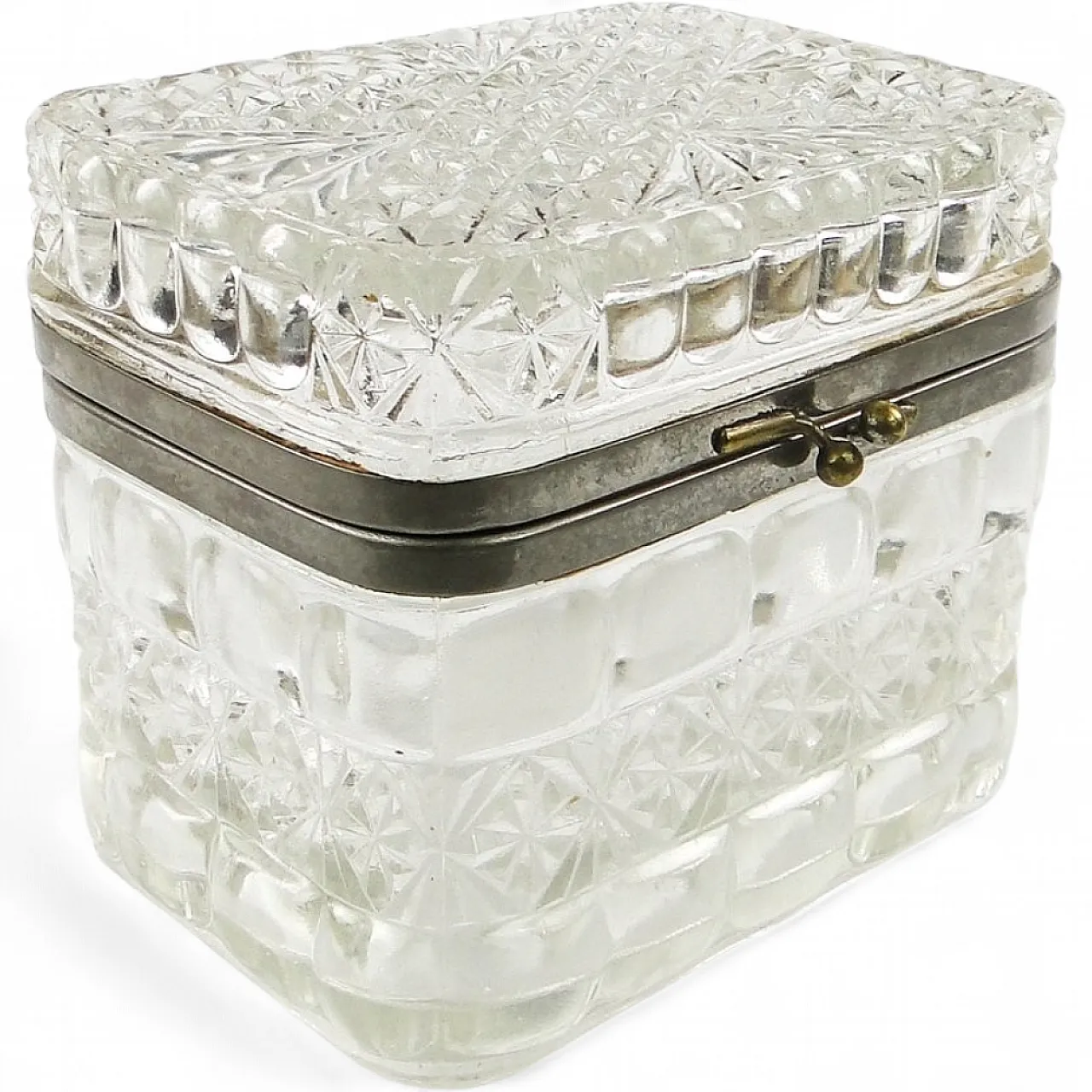 Cut Glass Casket Box 13
