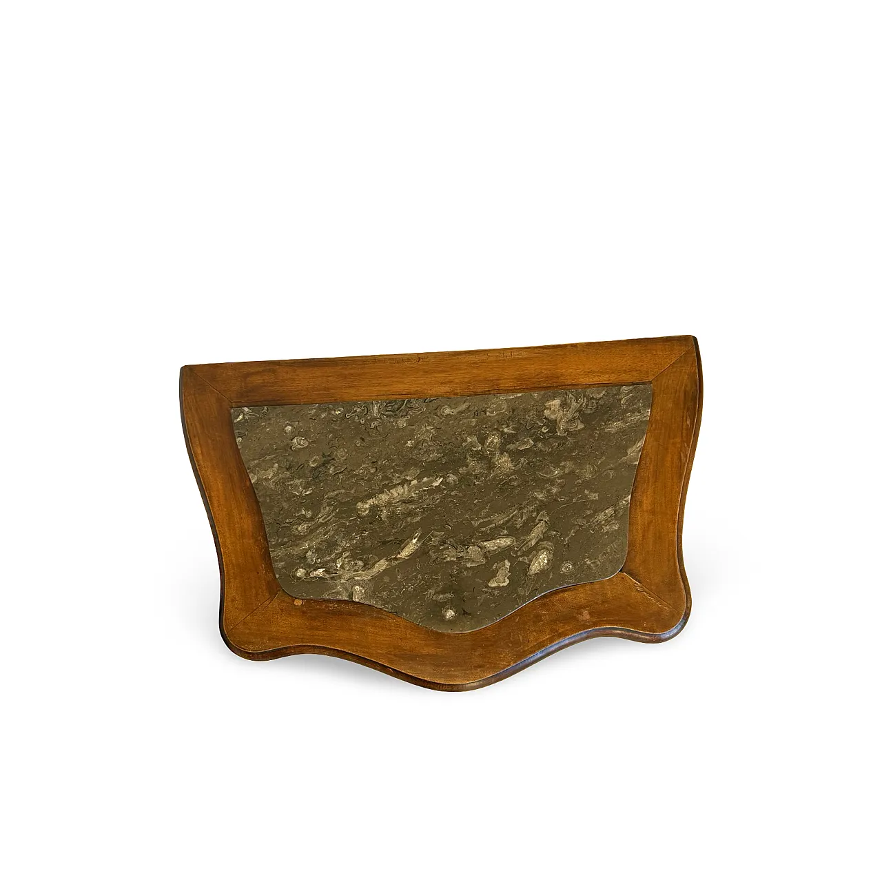 Art deco walnut serpentine nightstands, 30s 27