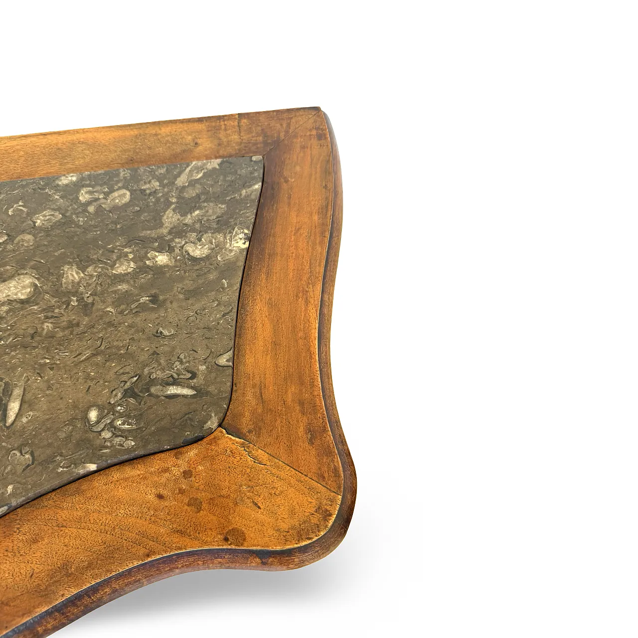 Art deco walnut serpentine nightstands, 30s 29