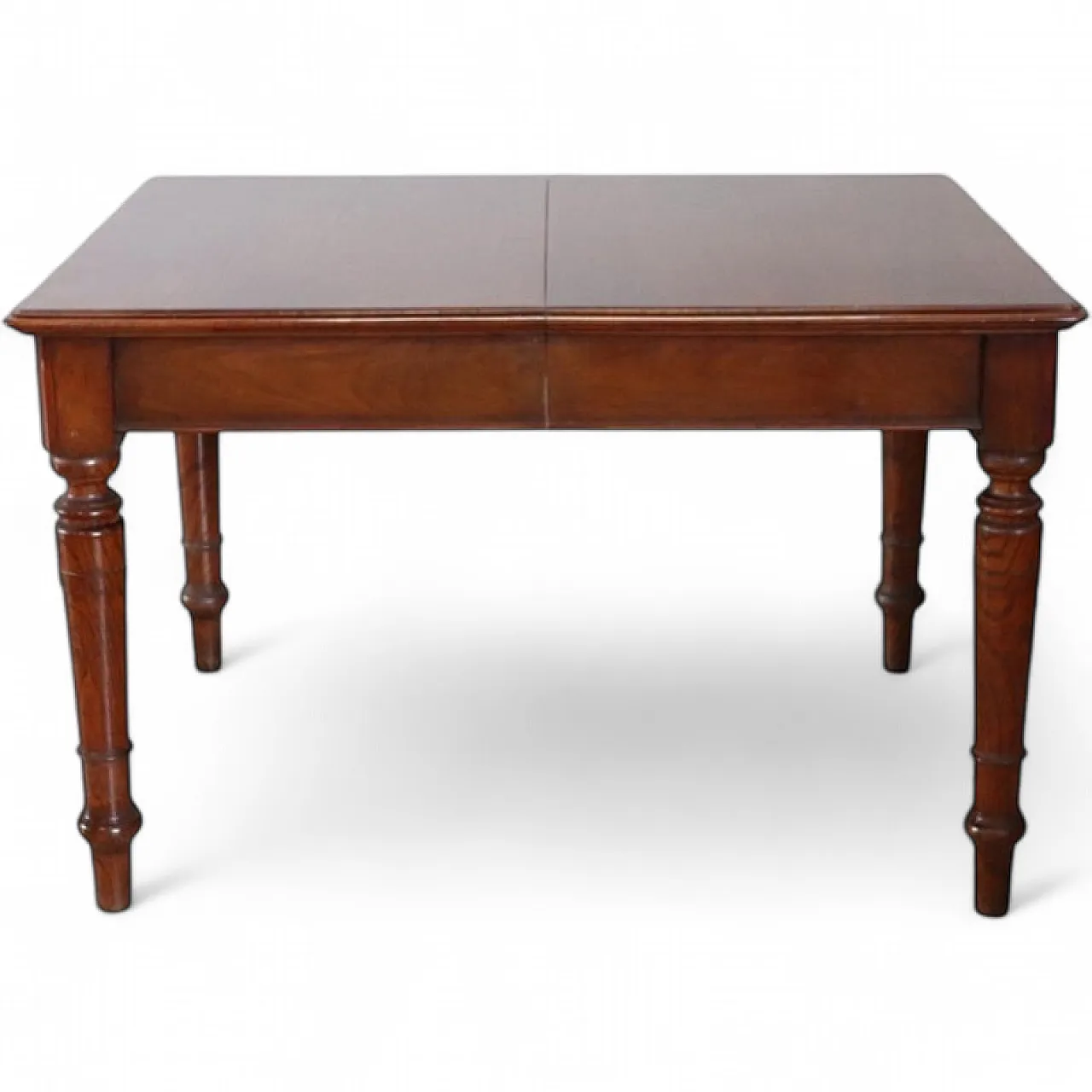 Extendable table in walnut and oak, early 1900s 17