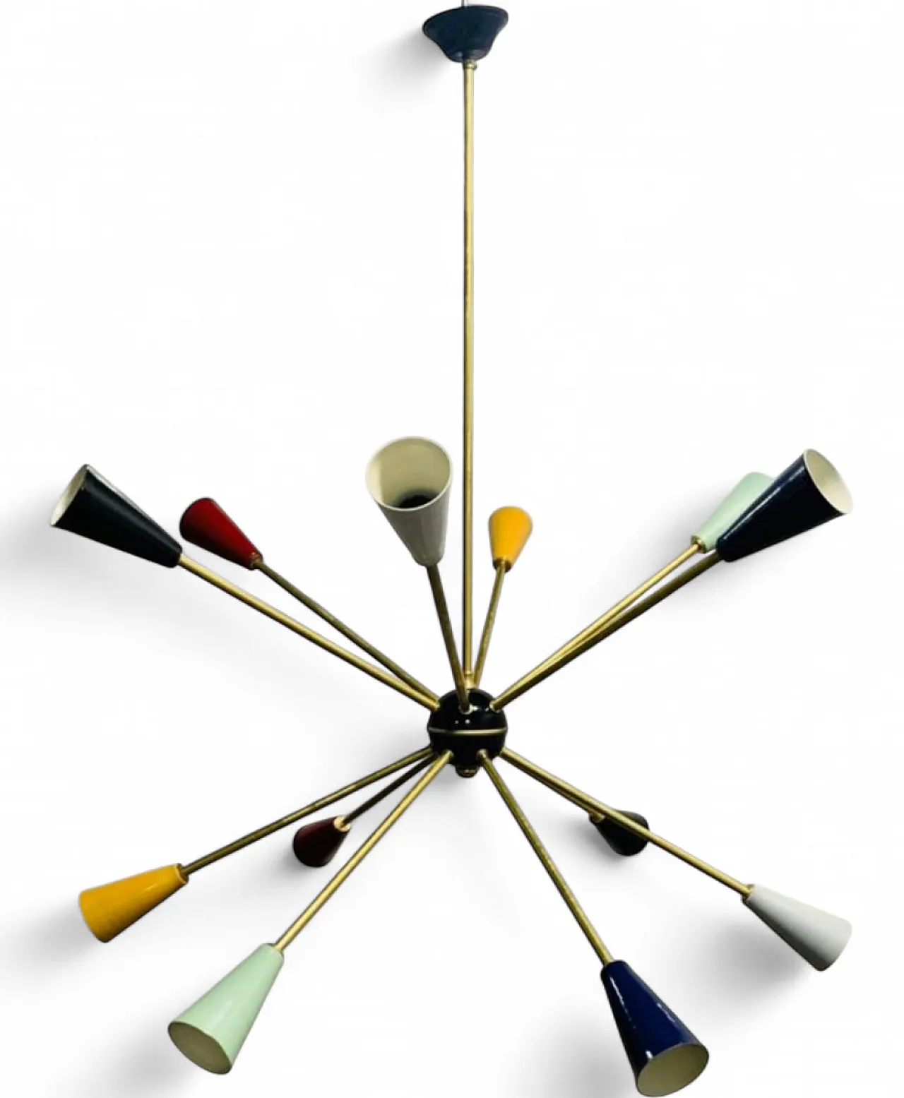 Sputnik pendant lamp by Stilnovo, 1950s 13