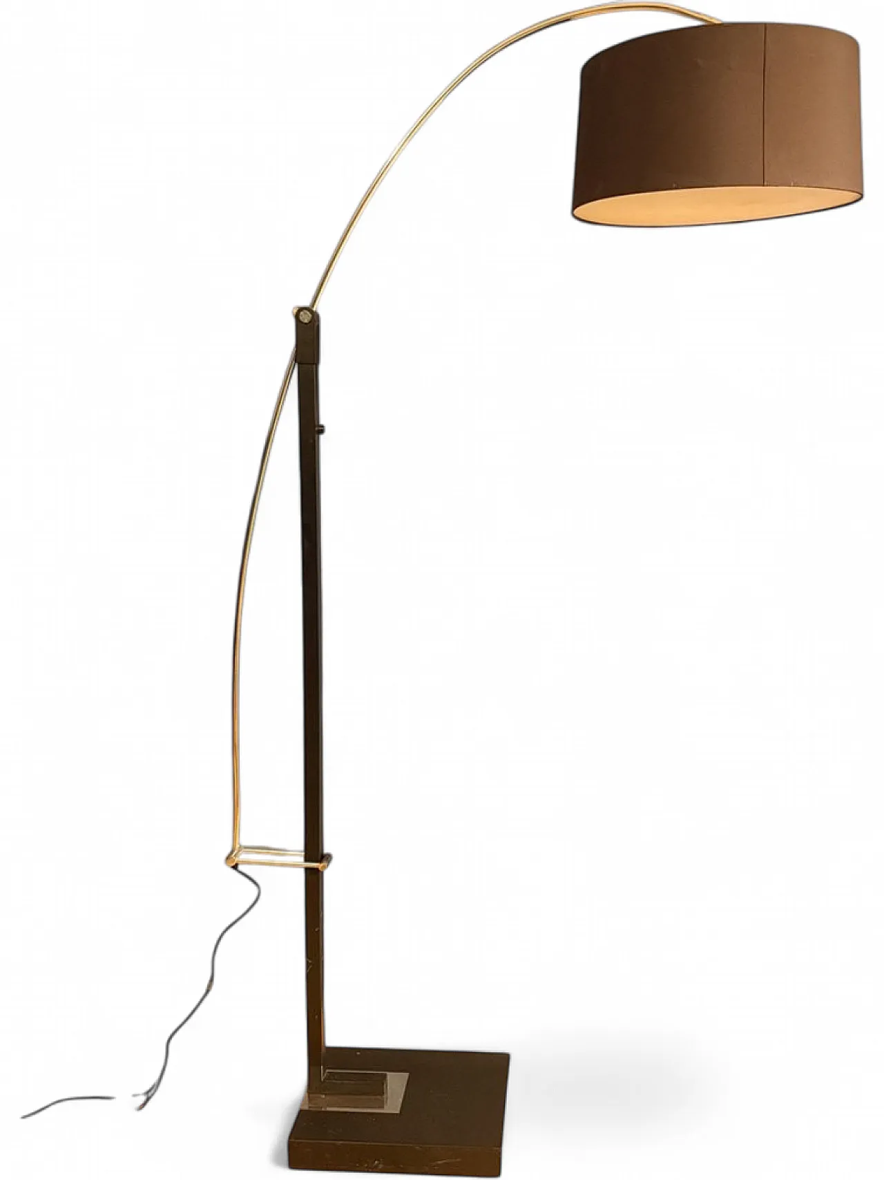 Extendable floor lamp in chromed metal, 1970s 6