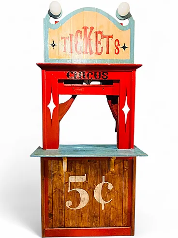 Barnum Circus ticket booth, 1960s