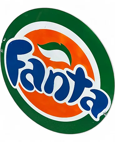 Vintage Fanta advertising sign, 1980