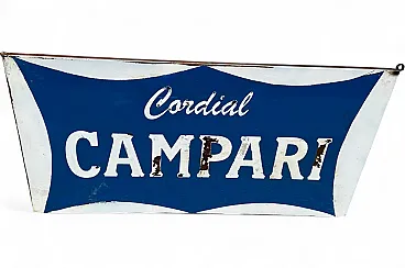 Vintage Campari advertising sign, 1970s