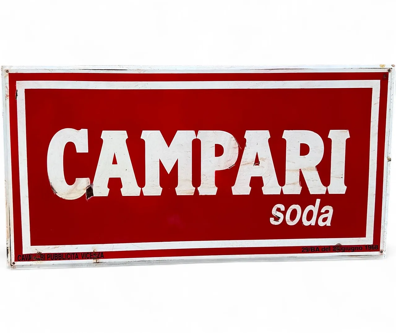 Campari Soda sign, 1960s 9