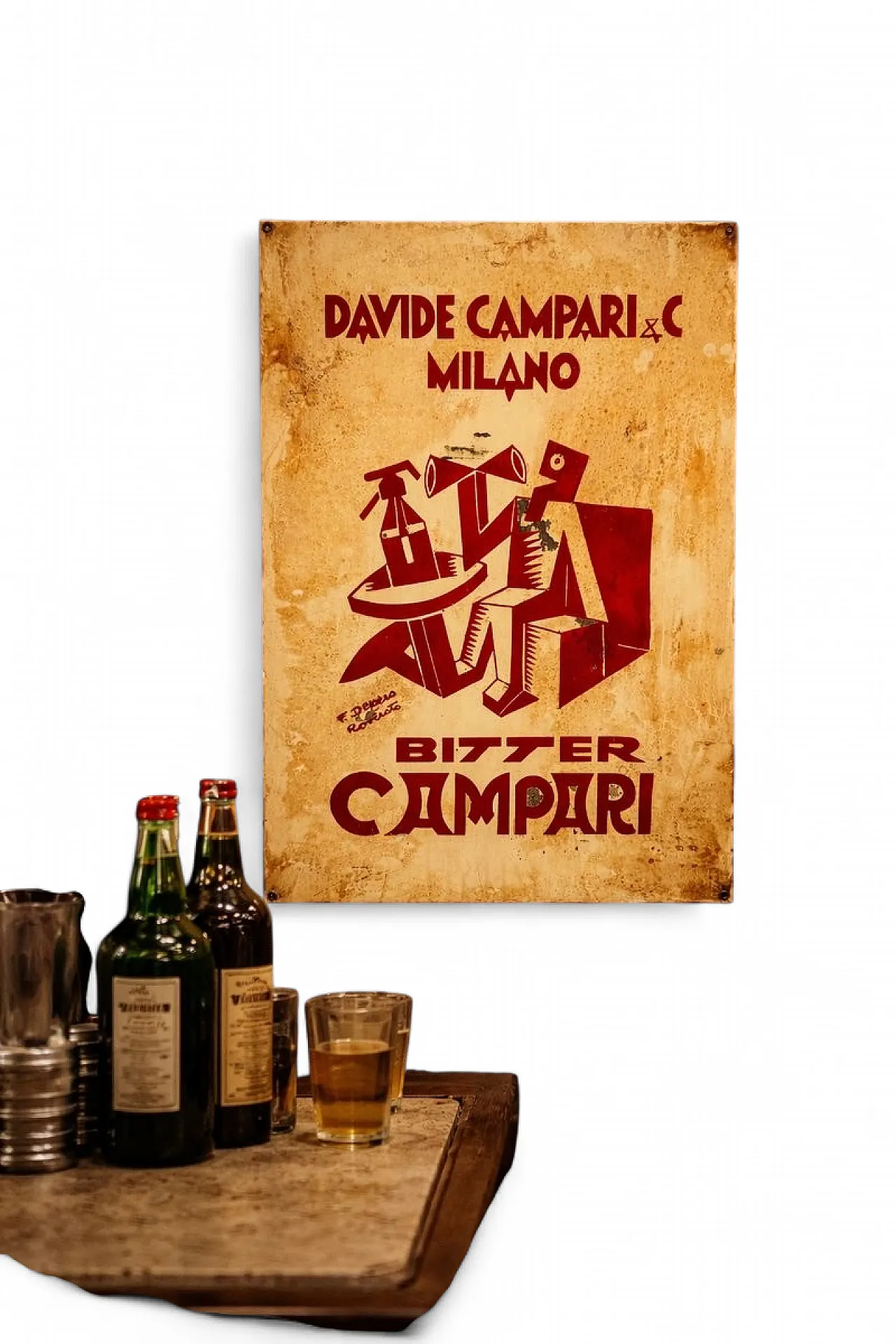 Insegna pubblicitaria Campari di Davide Campari & C. Milan, anni '20 9