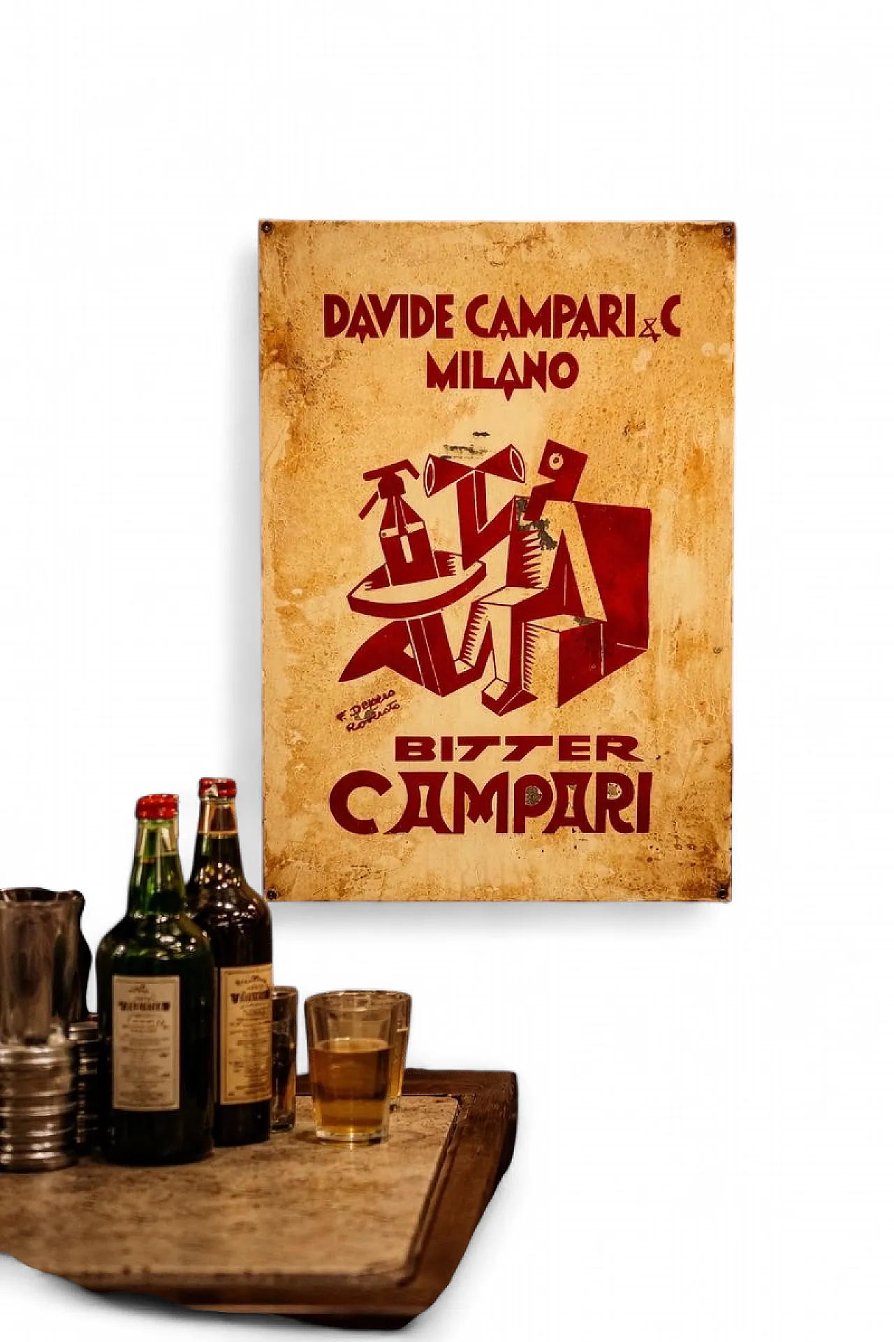 Insegna pubblicitaria Campari di Davide Campari & C. Milan, anni '20 10