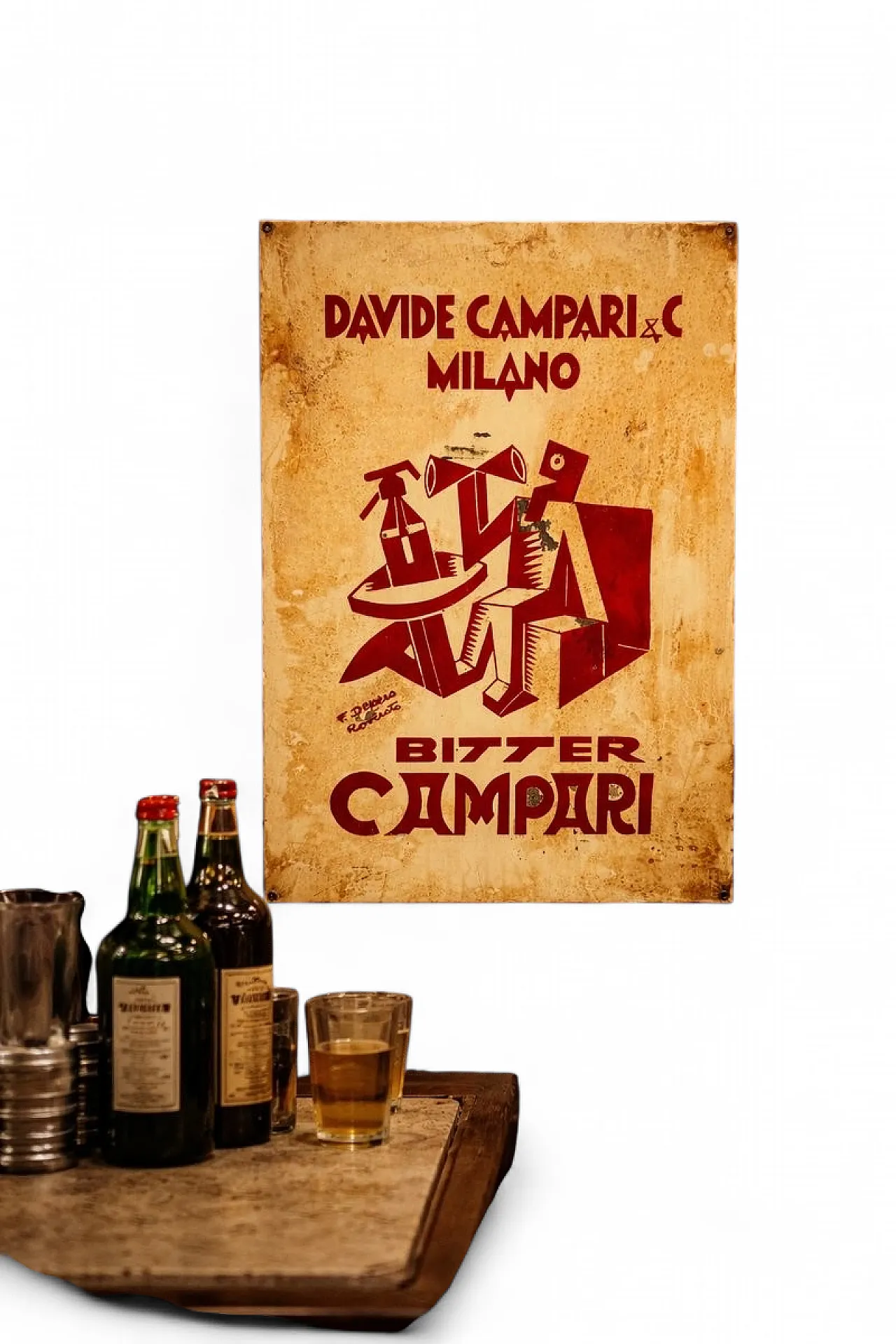 Insegna pubblicitaria Campari di Davide Campari & C. Milan, anni '20 11