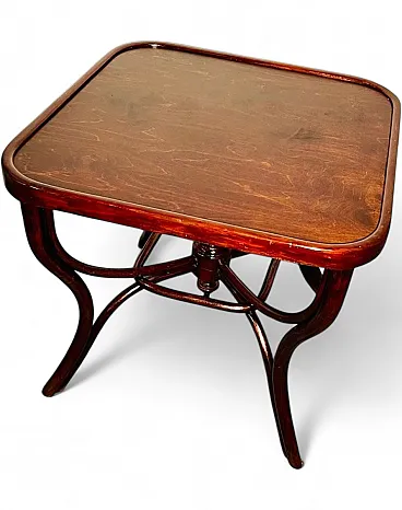 Game table with carved base by Michael Thonet for Thonet, before 1890