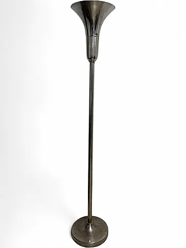 Luminator lamp in chromed metal by Pietro Chiesa, 1940s