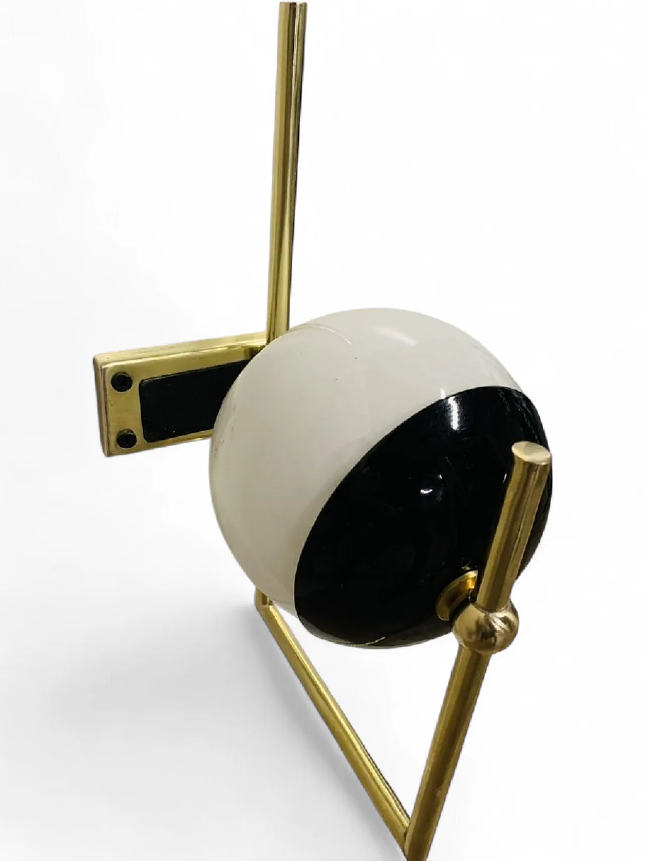 Lampada da parete Art Deco in ottone, Roma, Italia, 1942 8