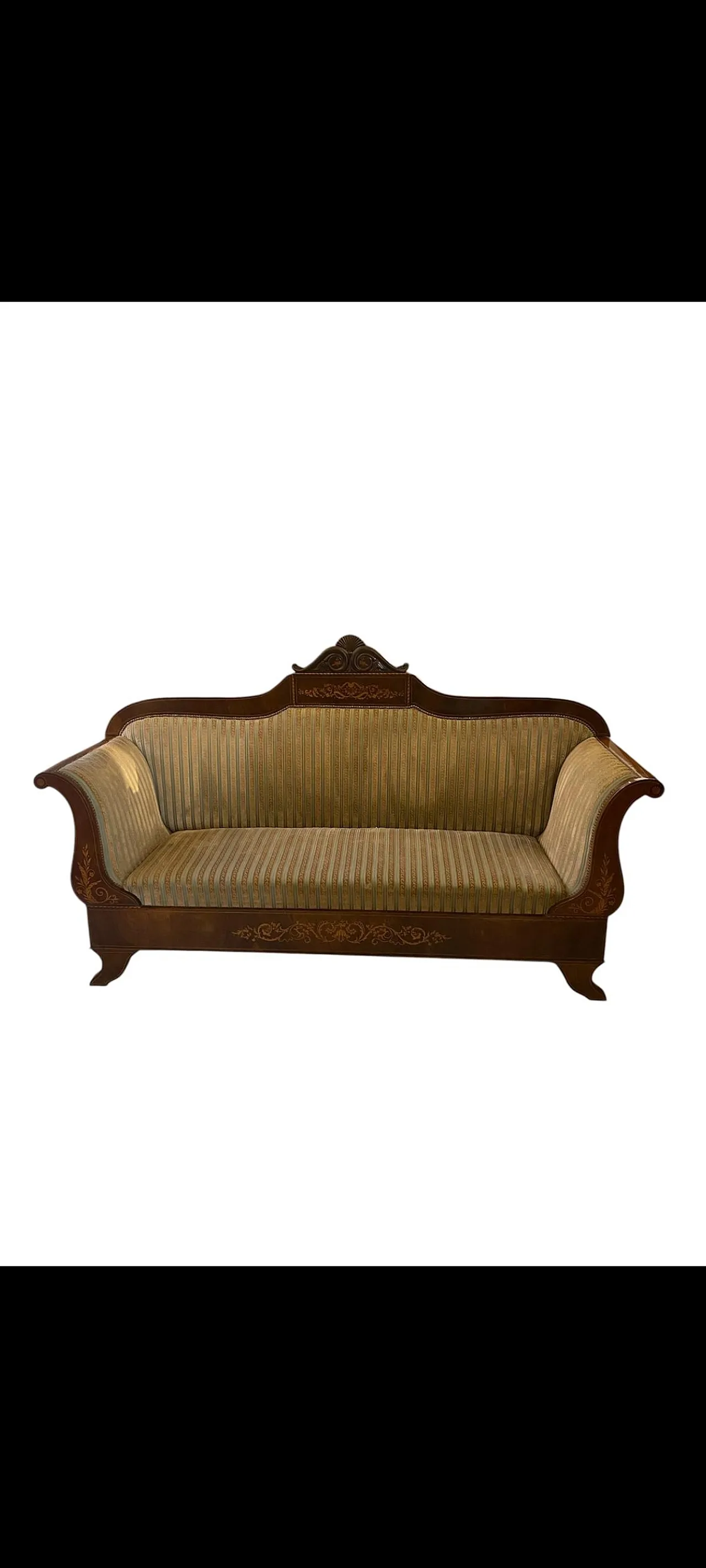 Antique carved sofa 1