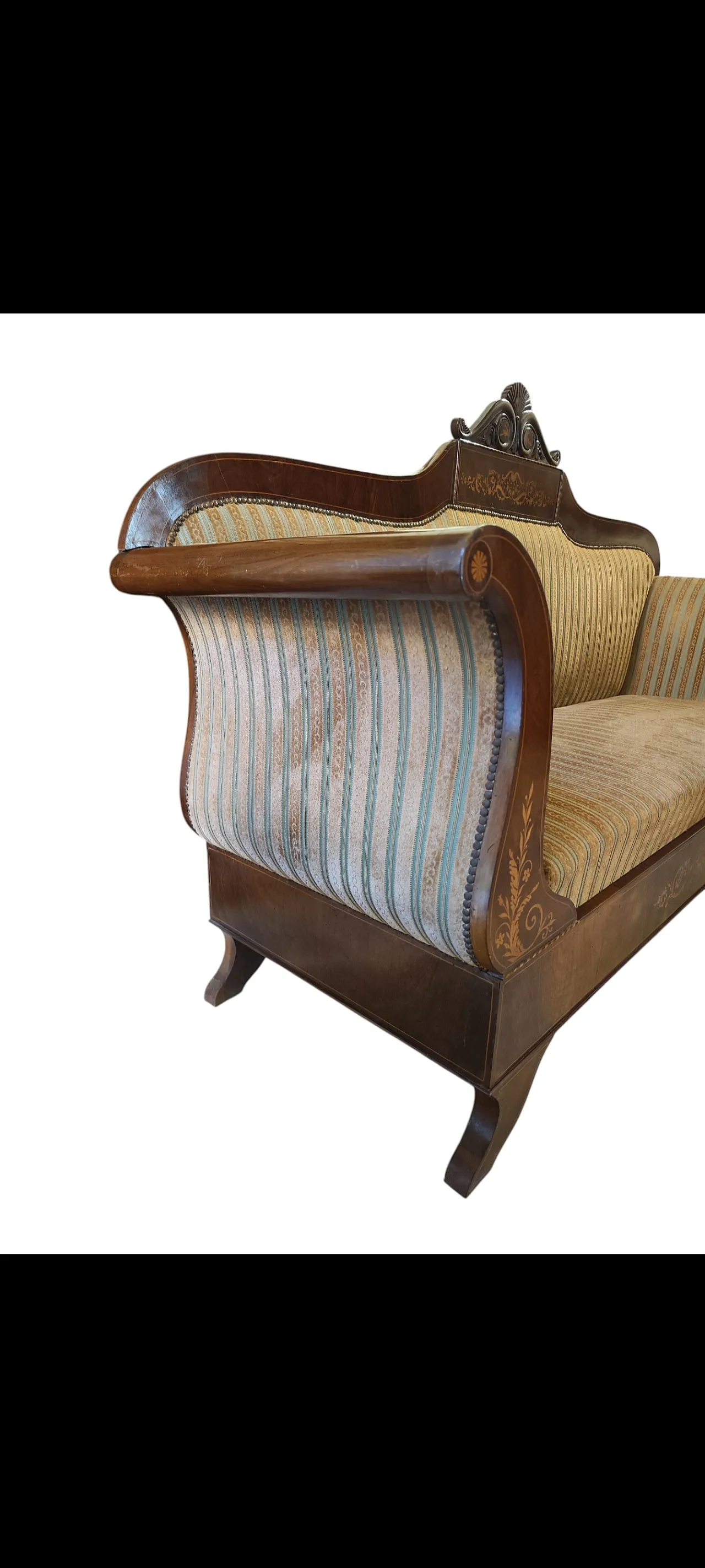 Antique carved sofa 7