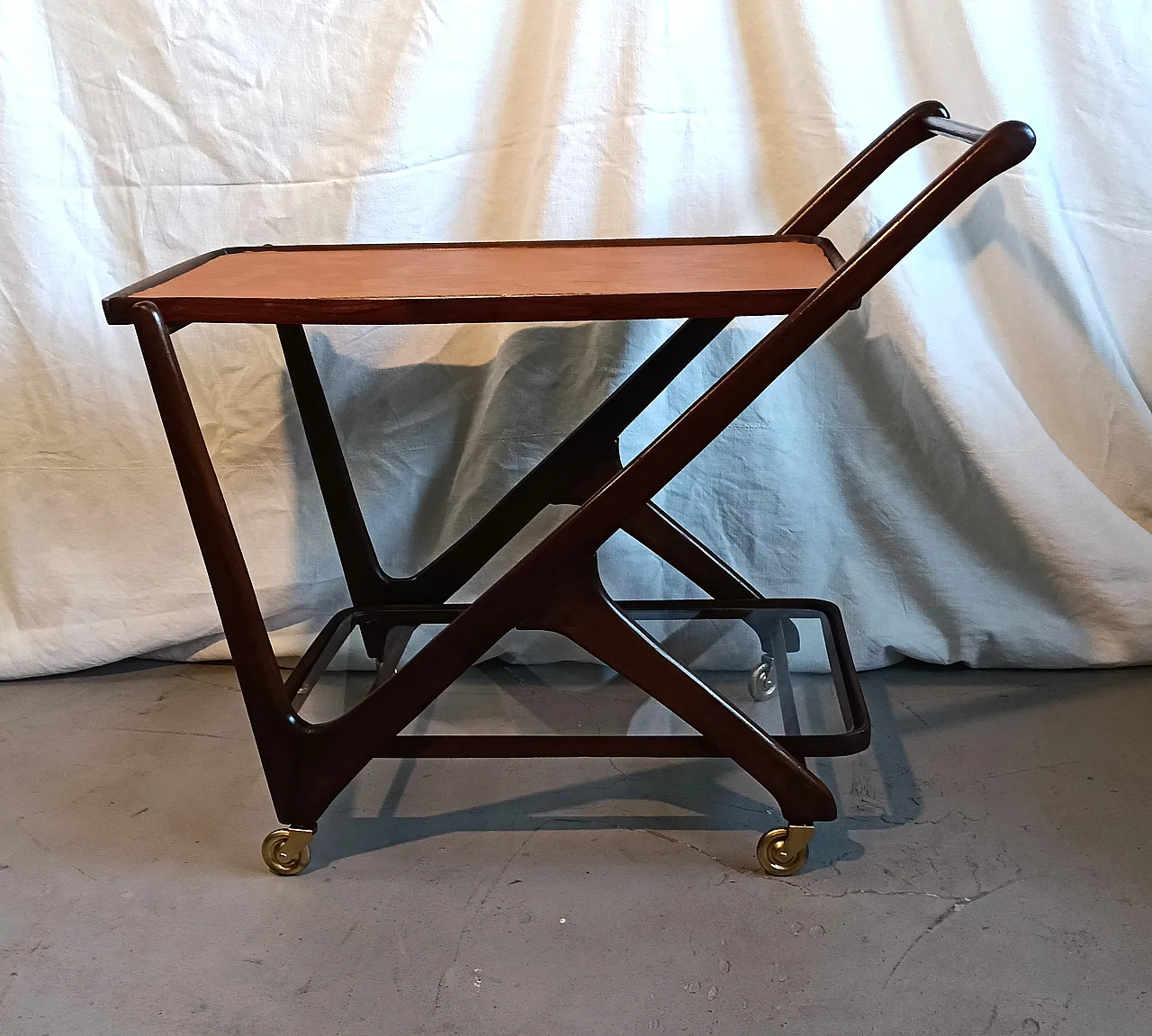 Ico Parisi style service trolley,  1960s 5