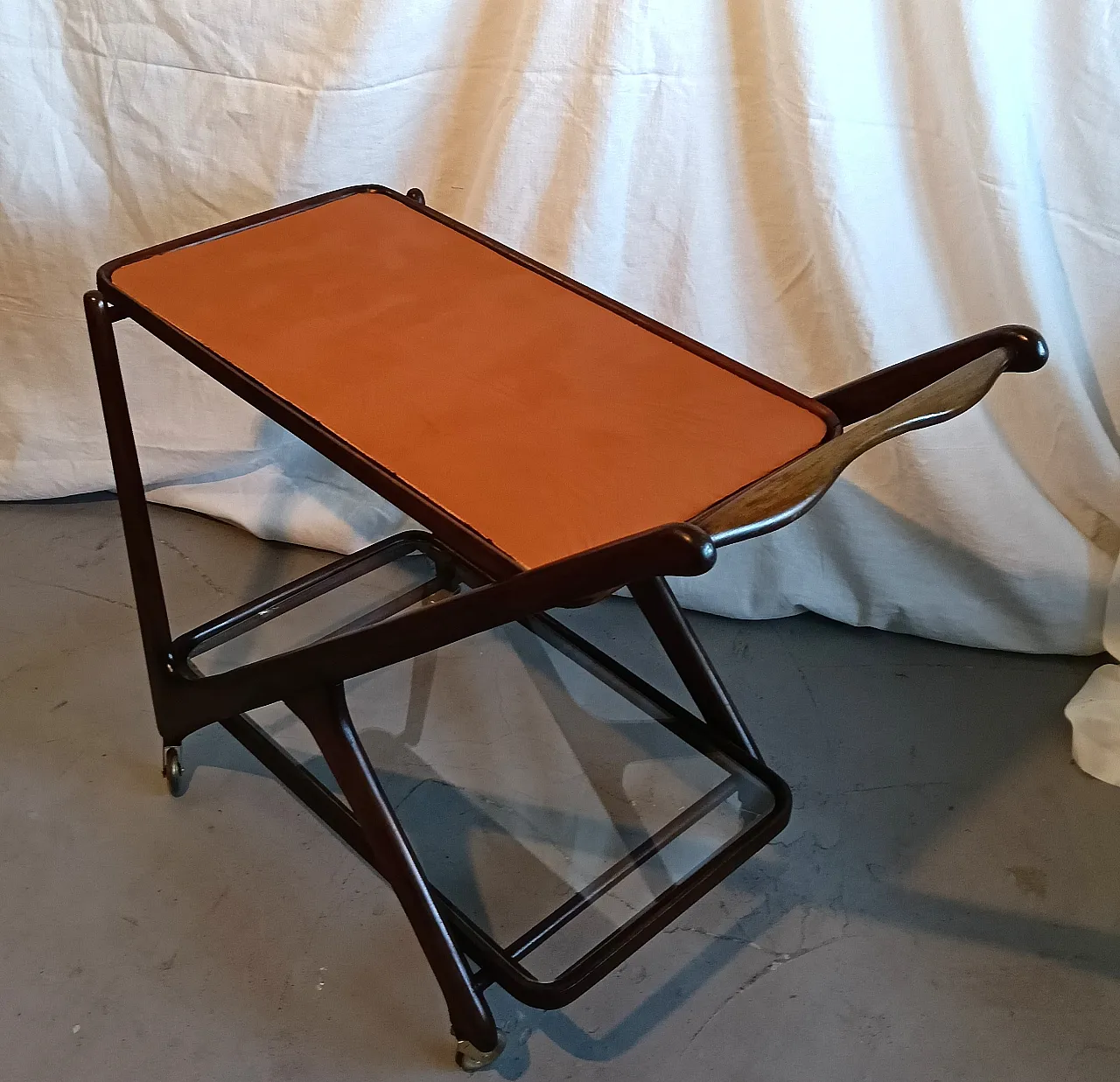 Ico Parisi style service trolley,  1960s 6