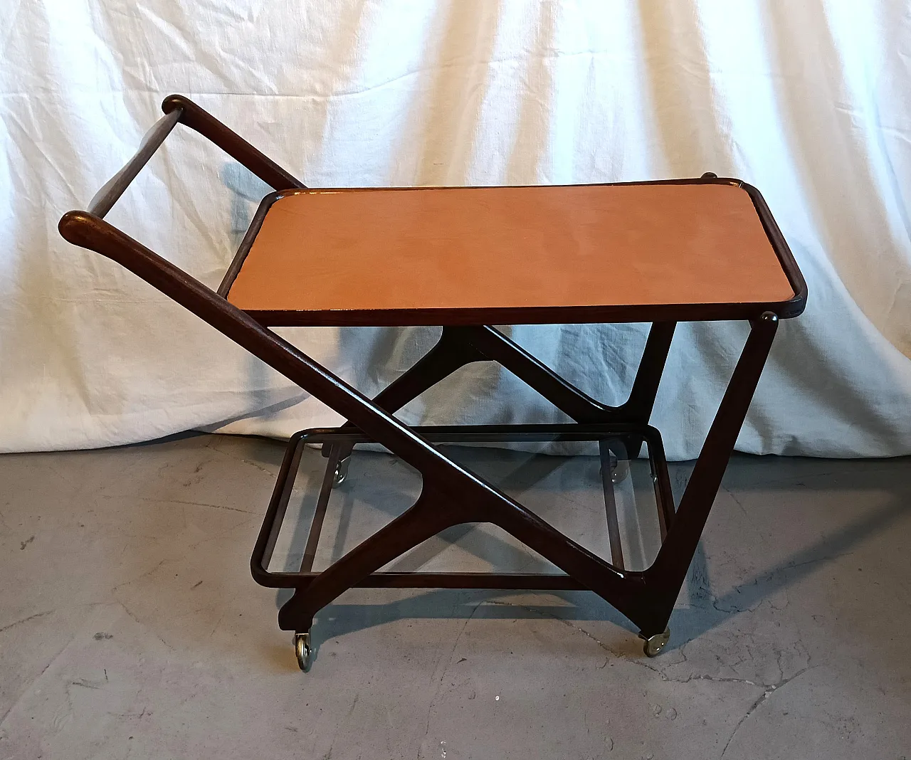 Ico Parisi style service trolley,  1960s 9