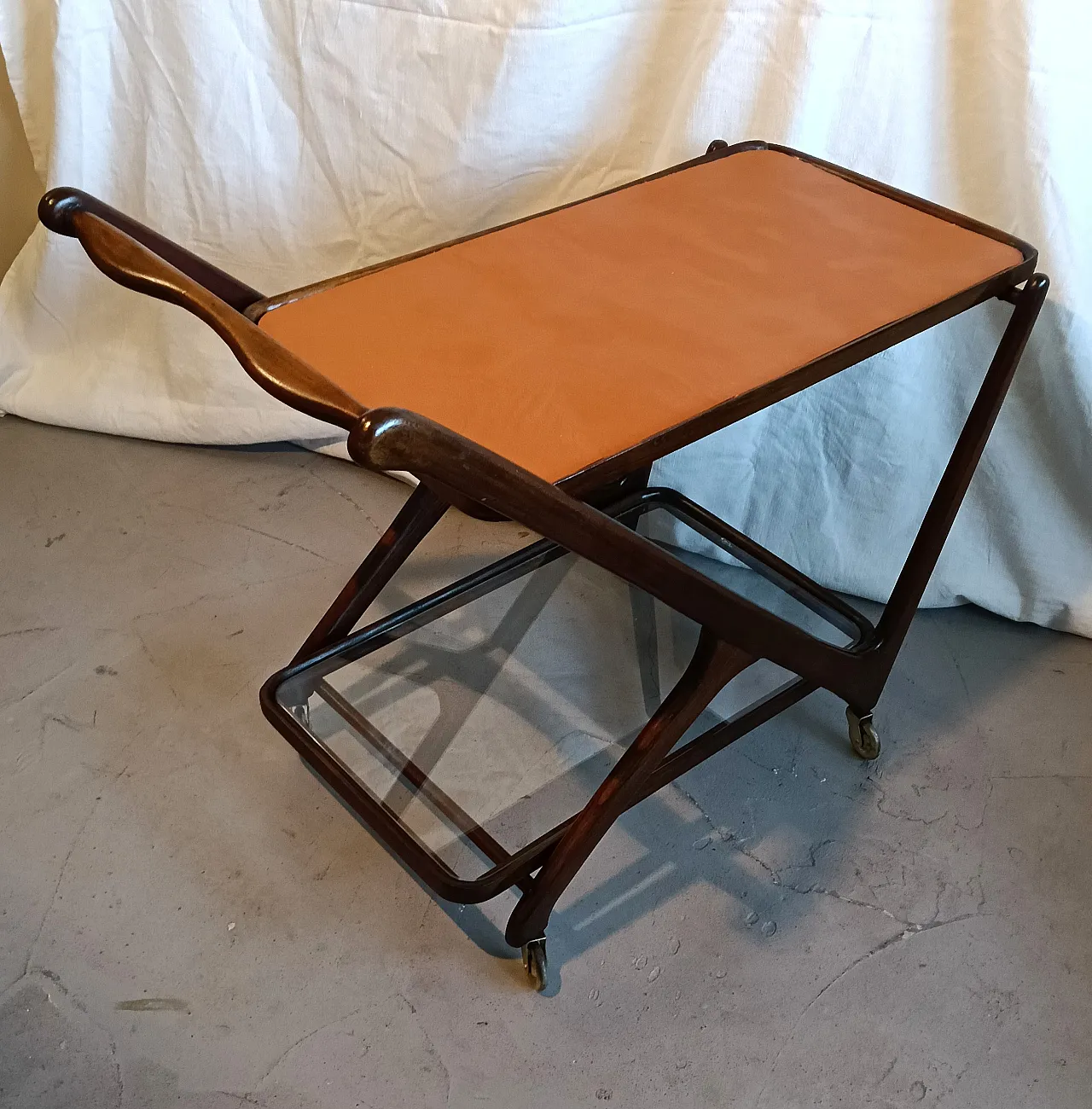 Ico Parisi style service trolley,  1960s 11