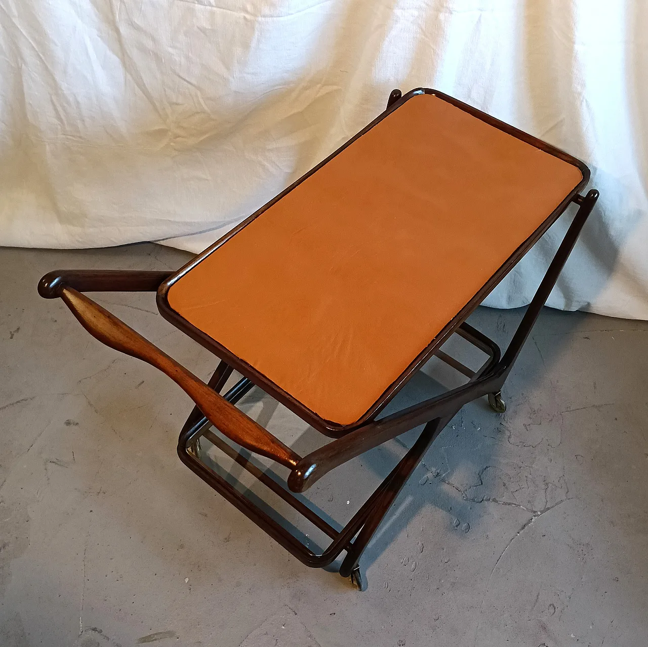 Ico Parisi style service trolley,  1960s 12