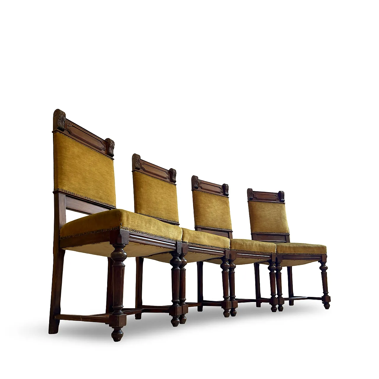 set of four Victorian dining chairs 16