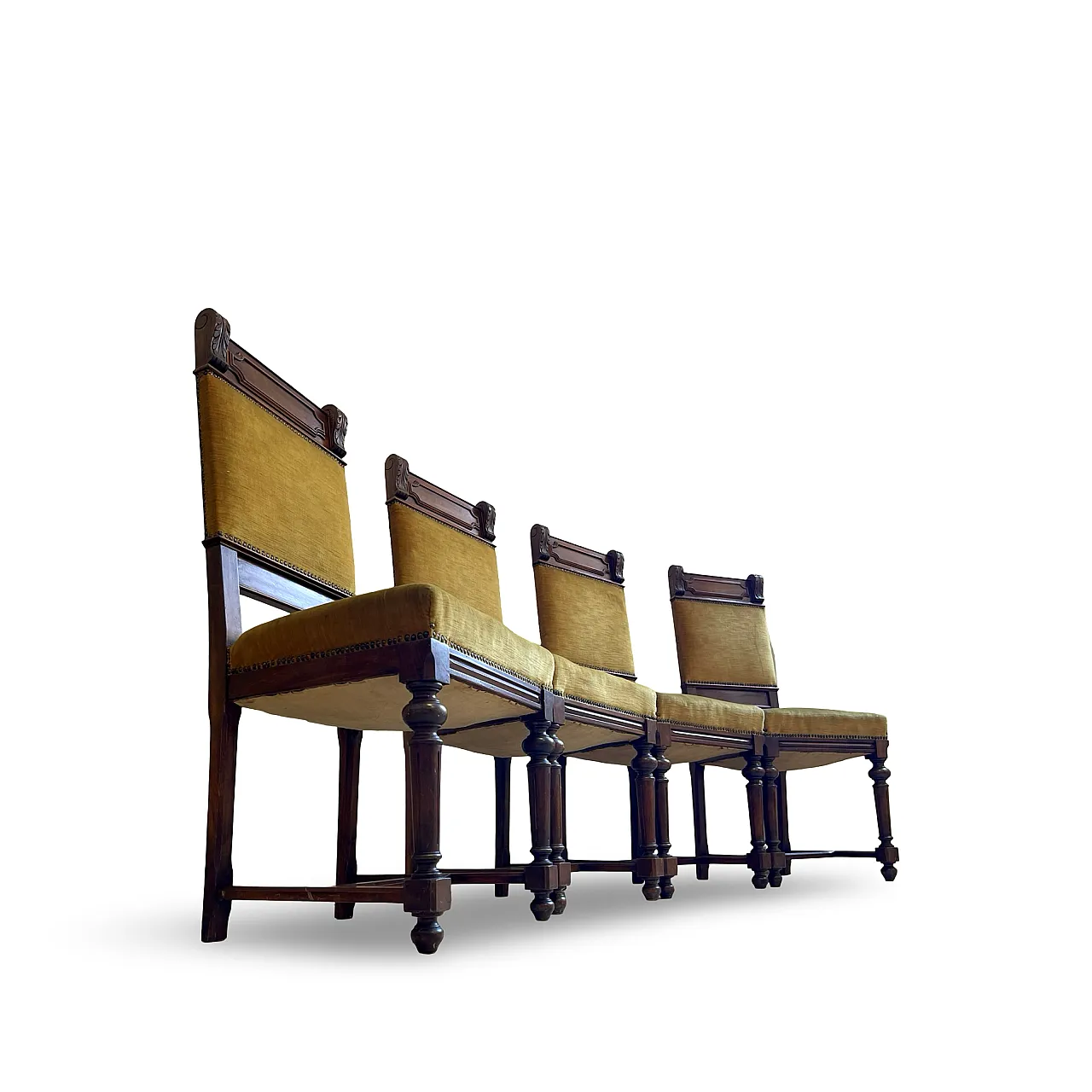 set of four Victorian dining chairs 19