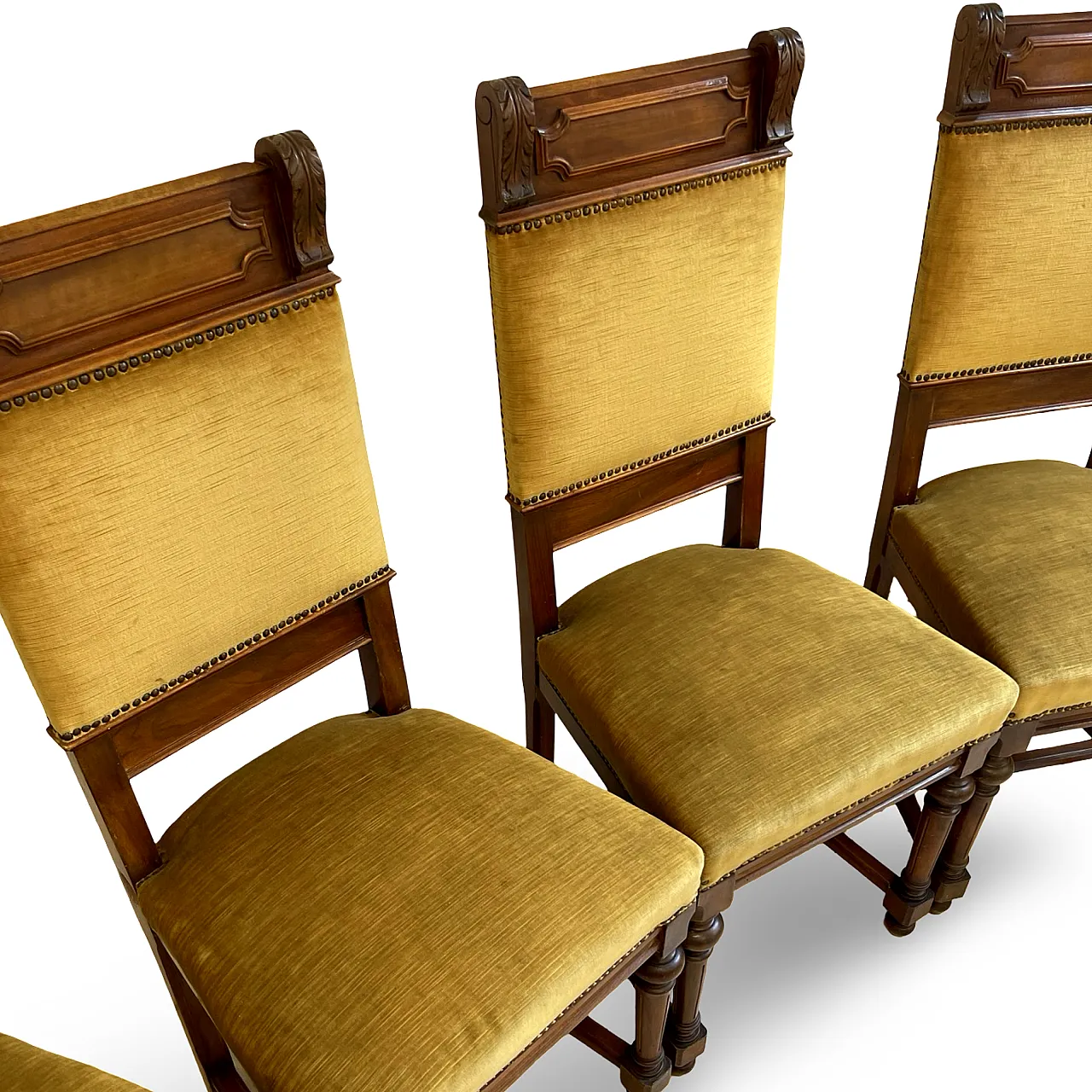 set of four Victorian dining chairs 26