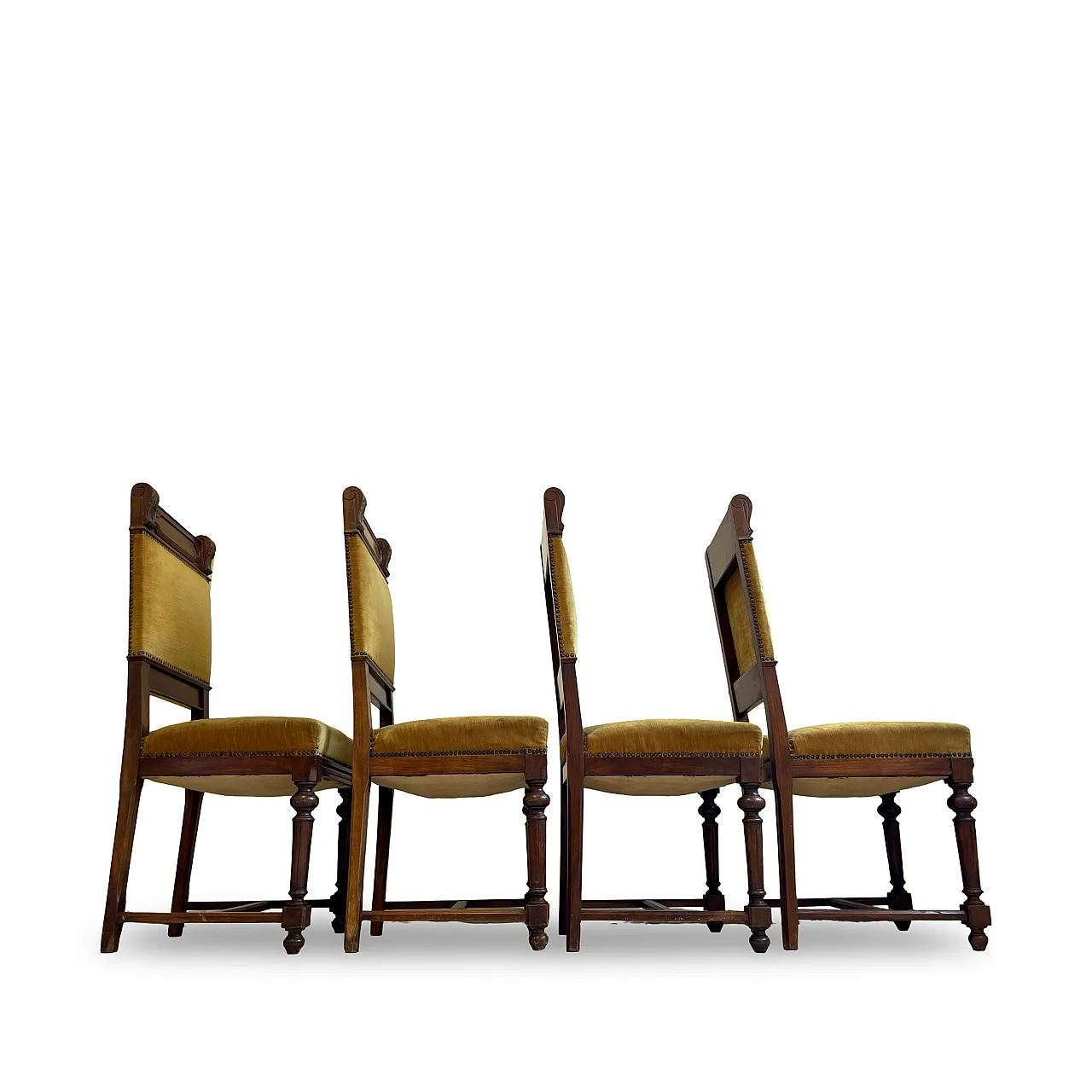 set of four Victorian dining chairs 29