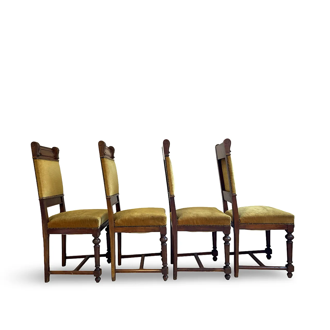 set of four Victorian dining chairs 30