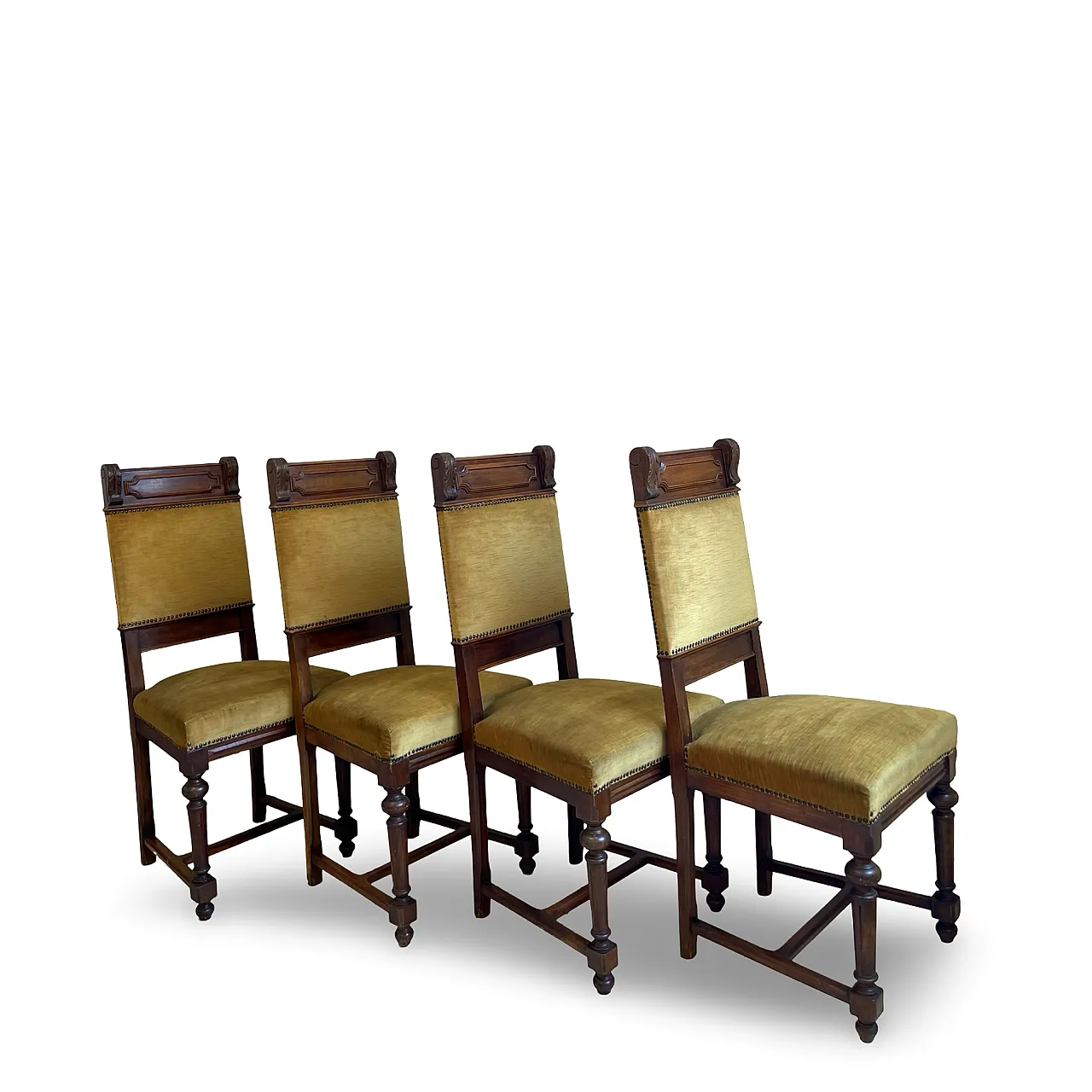 set of four Victorian dining chairs 31