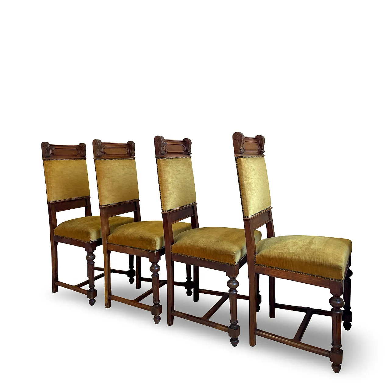 set of four Victorian dining chairs 32