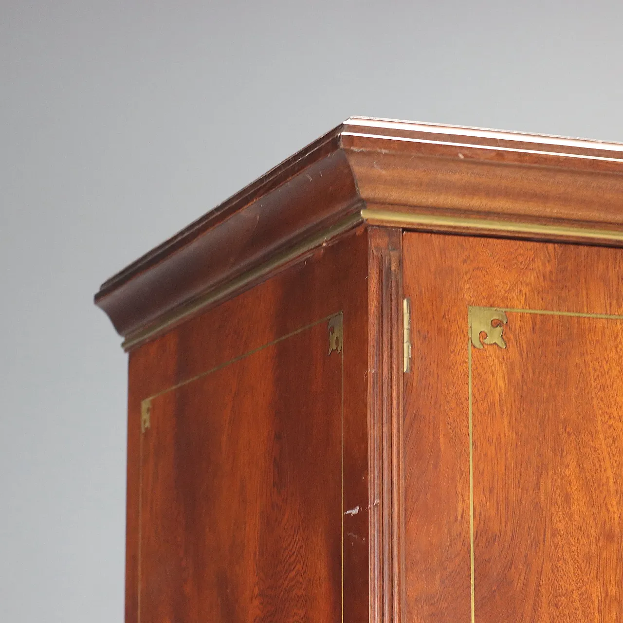Navy style mahogany wardrobe, The Great Estern, 20th century 4