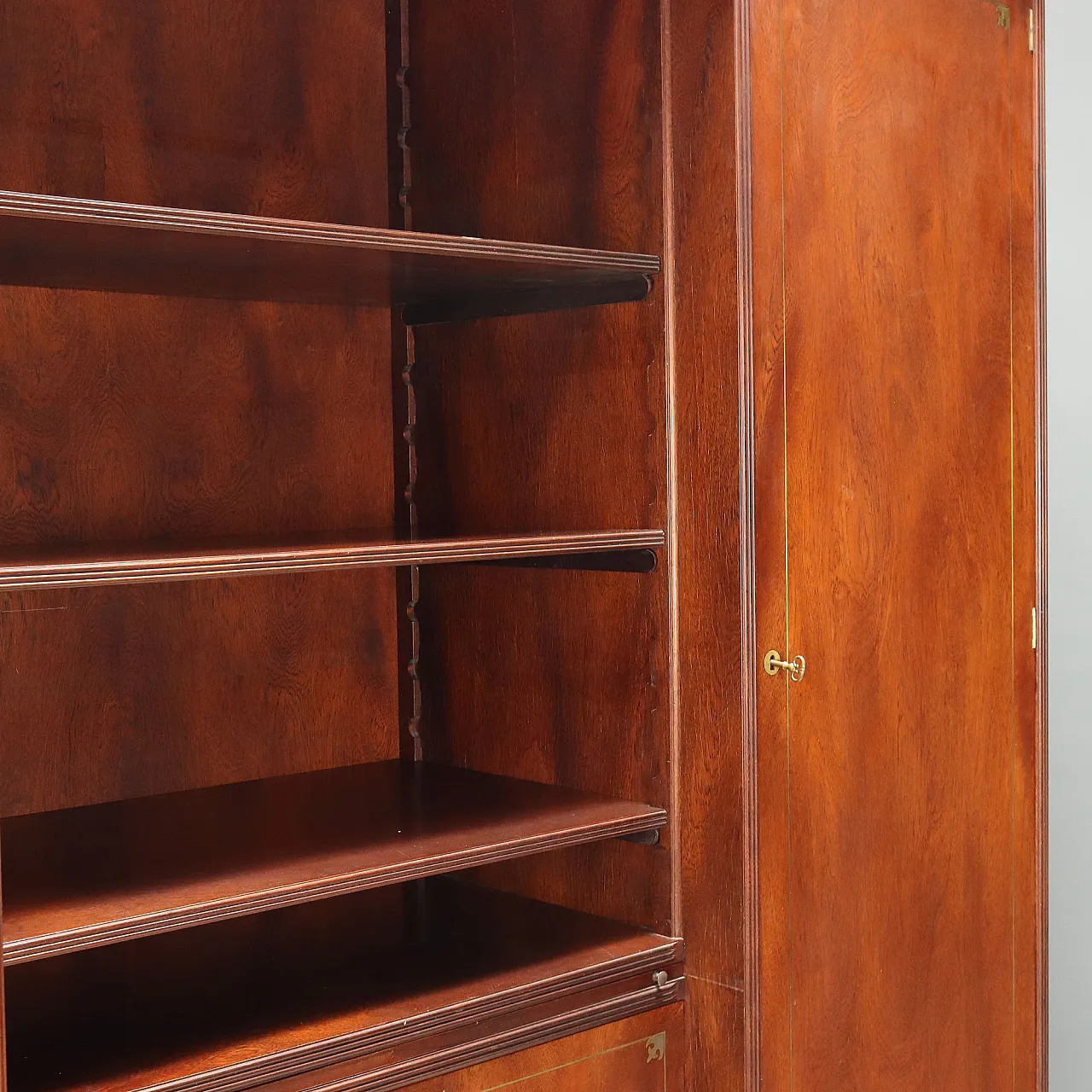 Navy style mahogany wardrobe, The Great Estern, 20th century 5