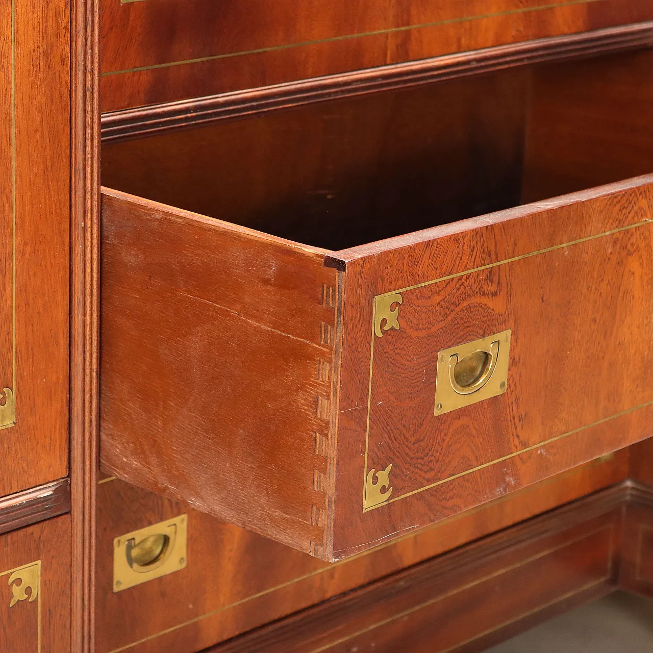 Navy style mahogany wardrobe, The Great Estern, 20th century 7