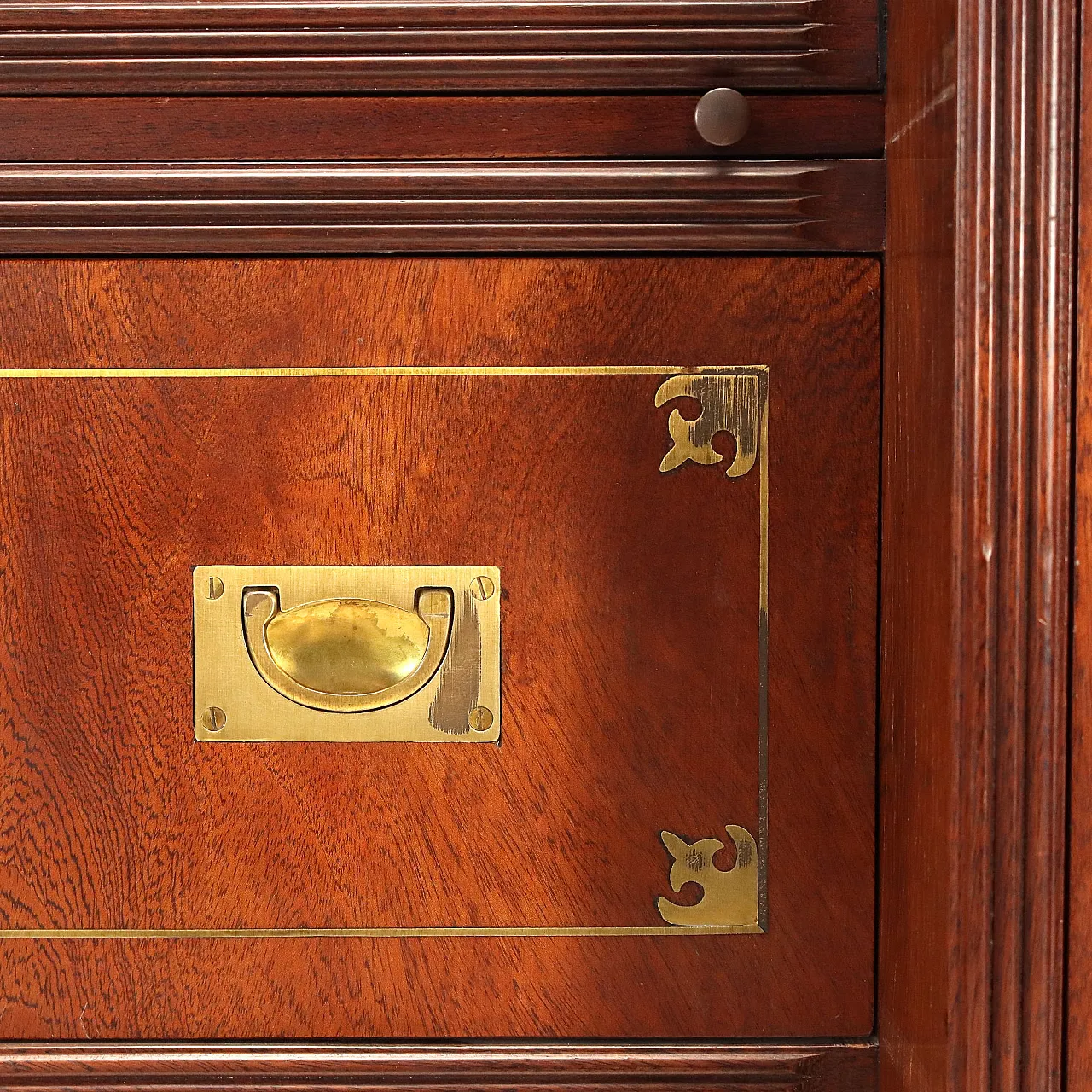 Navy style mahogany wardrobe, The Great Estern, 20th century 8
